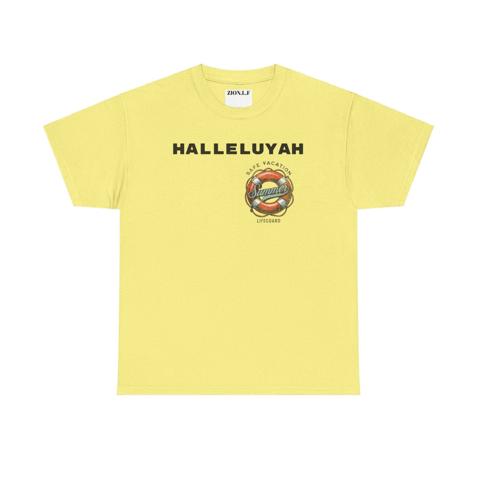 Halleluyah Safe Vacation  Unisex Heavy Cotton Tee Shirt - Zion Legend Fashions
