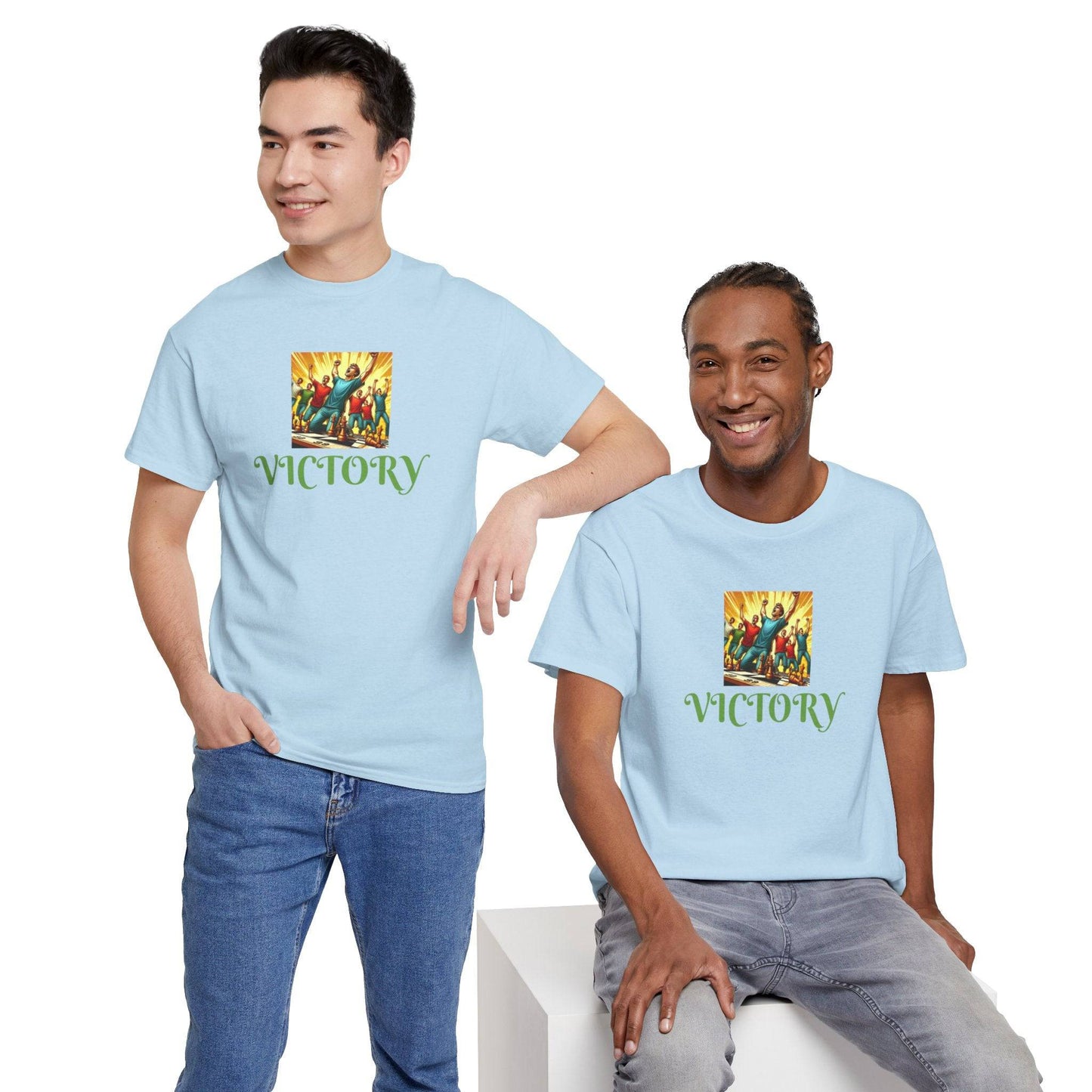 Victory Unisex Heavy Cotton Tee - Zion Legend Fashions