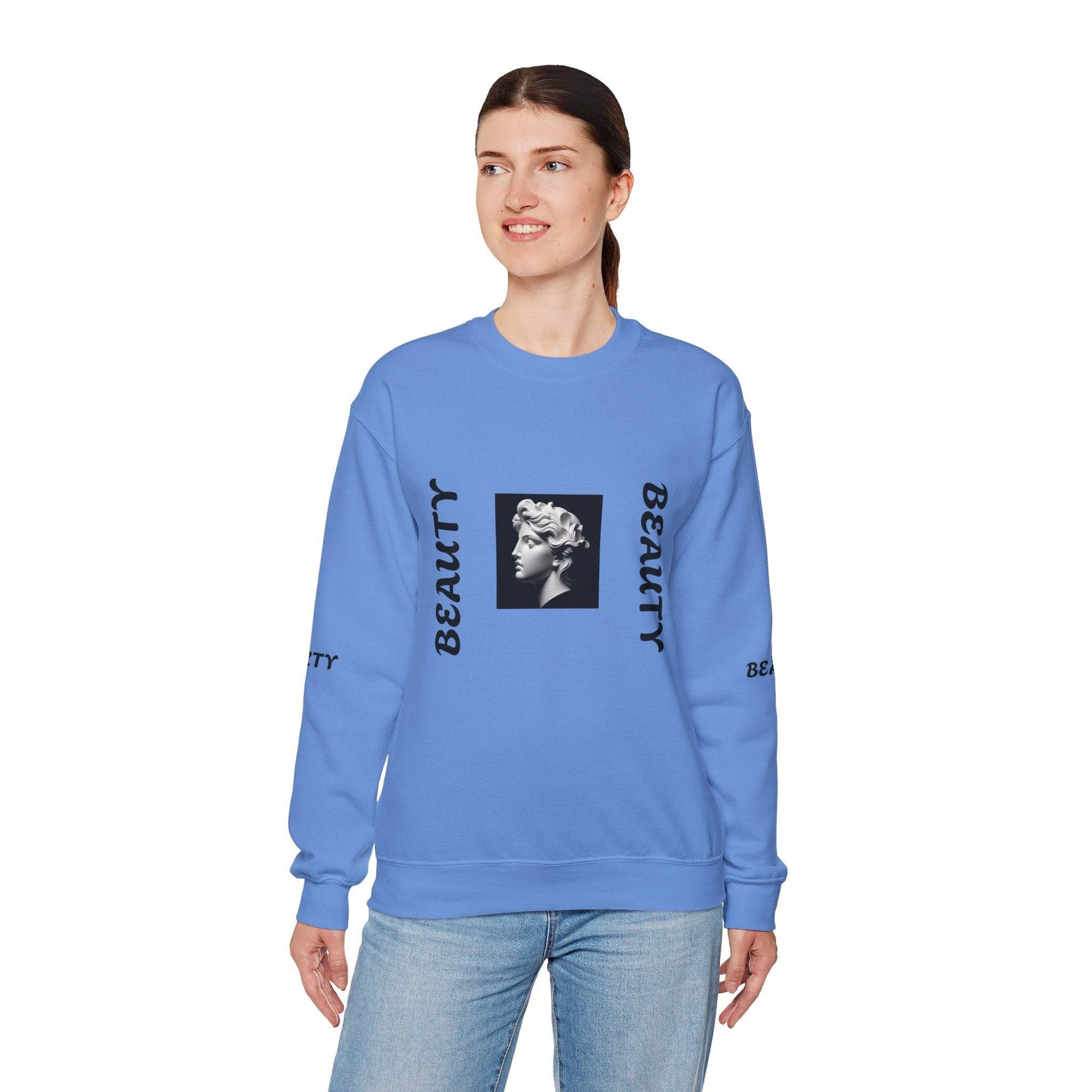 Beauty Unisex Heavy Blend™ Crewneck Sweatshirt - Zion Legend Fashions