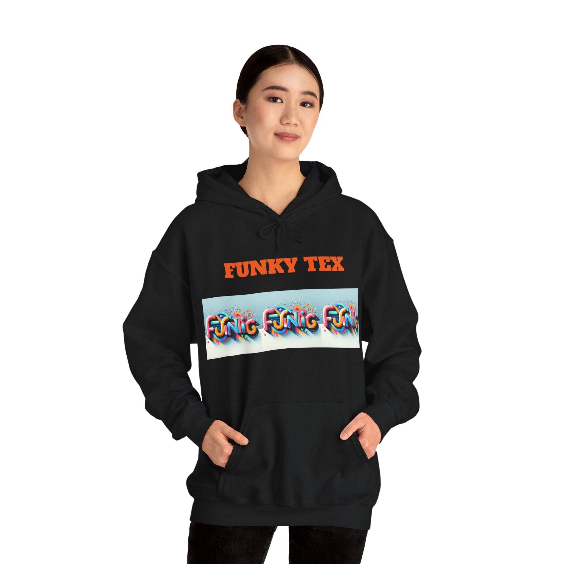 Funky Tex Unisex Heavy Blend™ Hooded Sweatshirt - Zion Legend Fashions