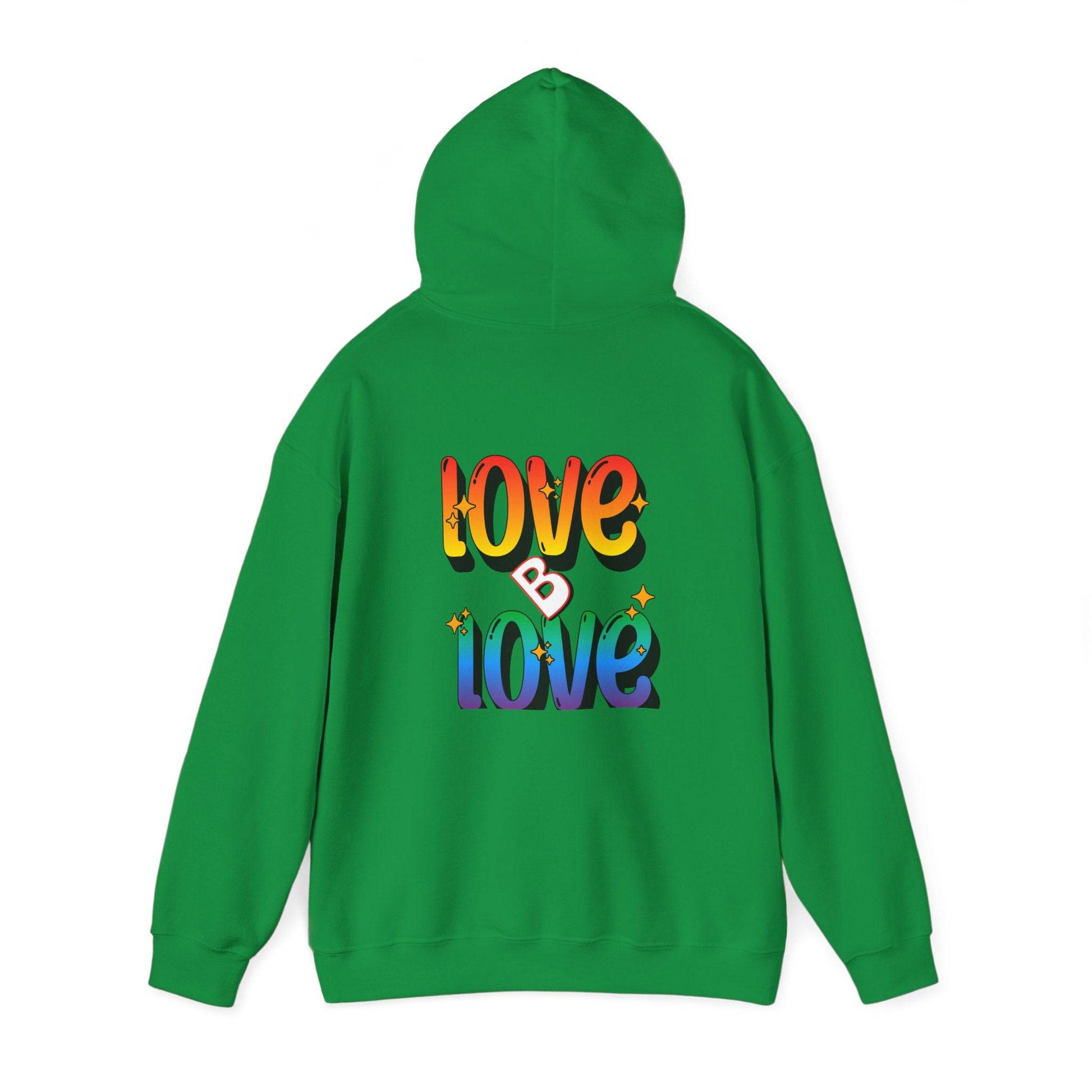 Love B Love  Vibrant colourful Unisex Heavy Hoodies sweatshirt - Zion Legend Fashions