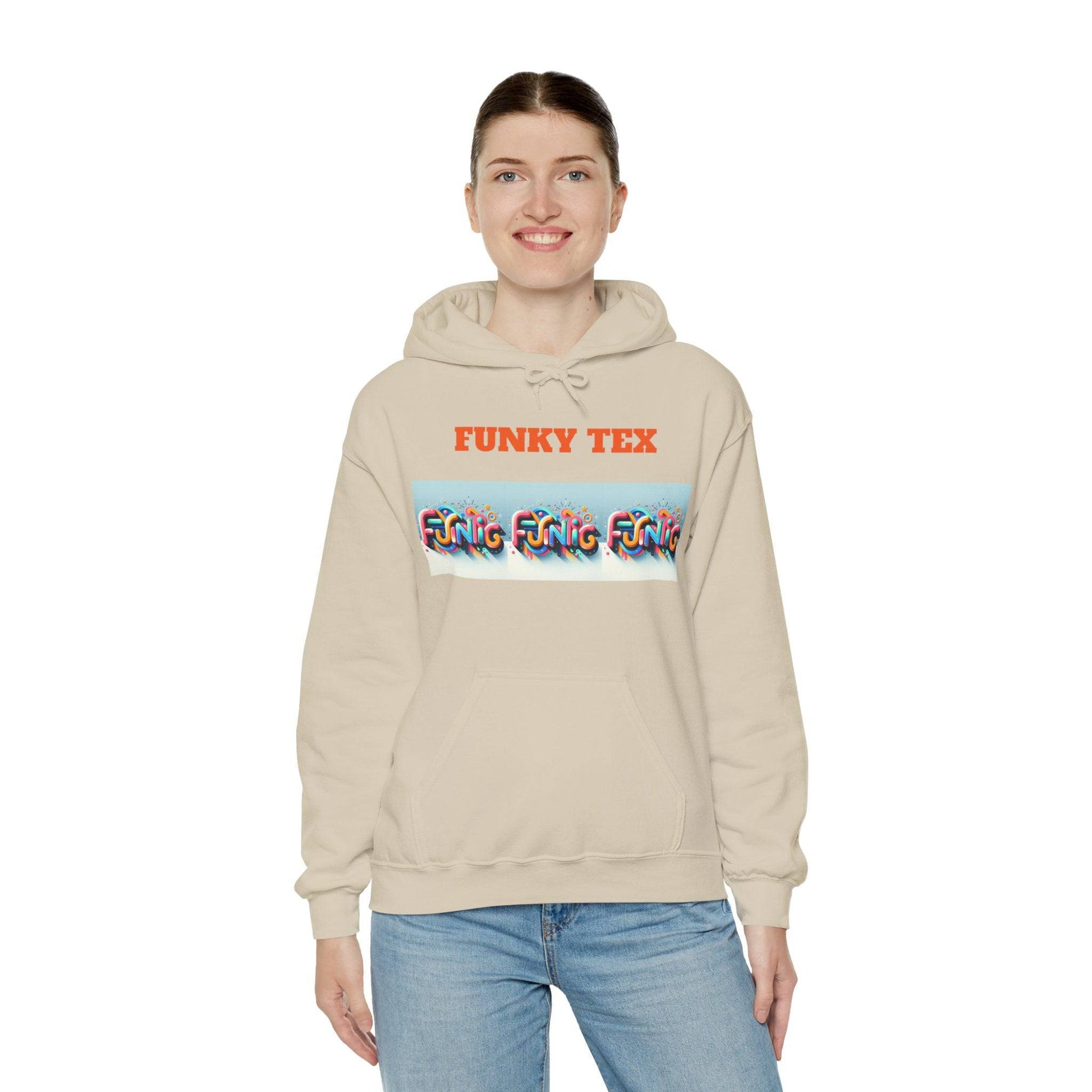 Funky Tex Unisex Heavy Blend™ Hooded Sweatshirt - Zion Legend Fashions