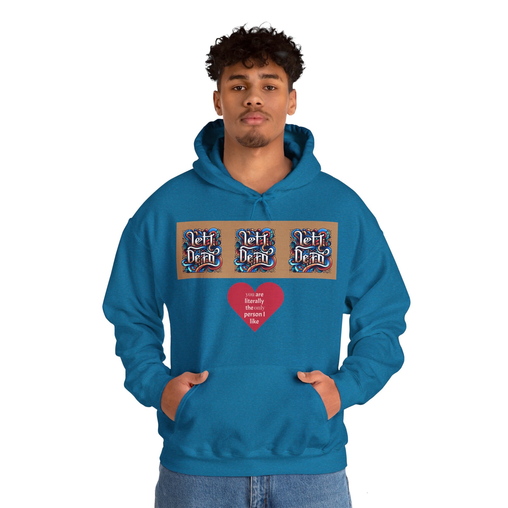 Funky Lett Unisex Heavy Blend™ Hooded Sweatshirt - Zion Legend Fashions