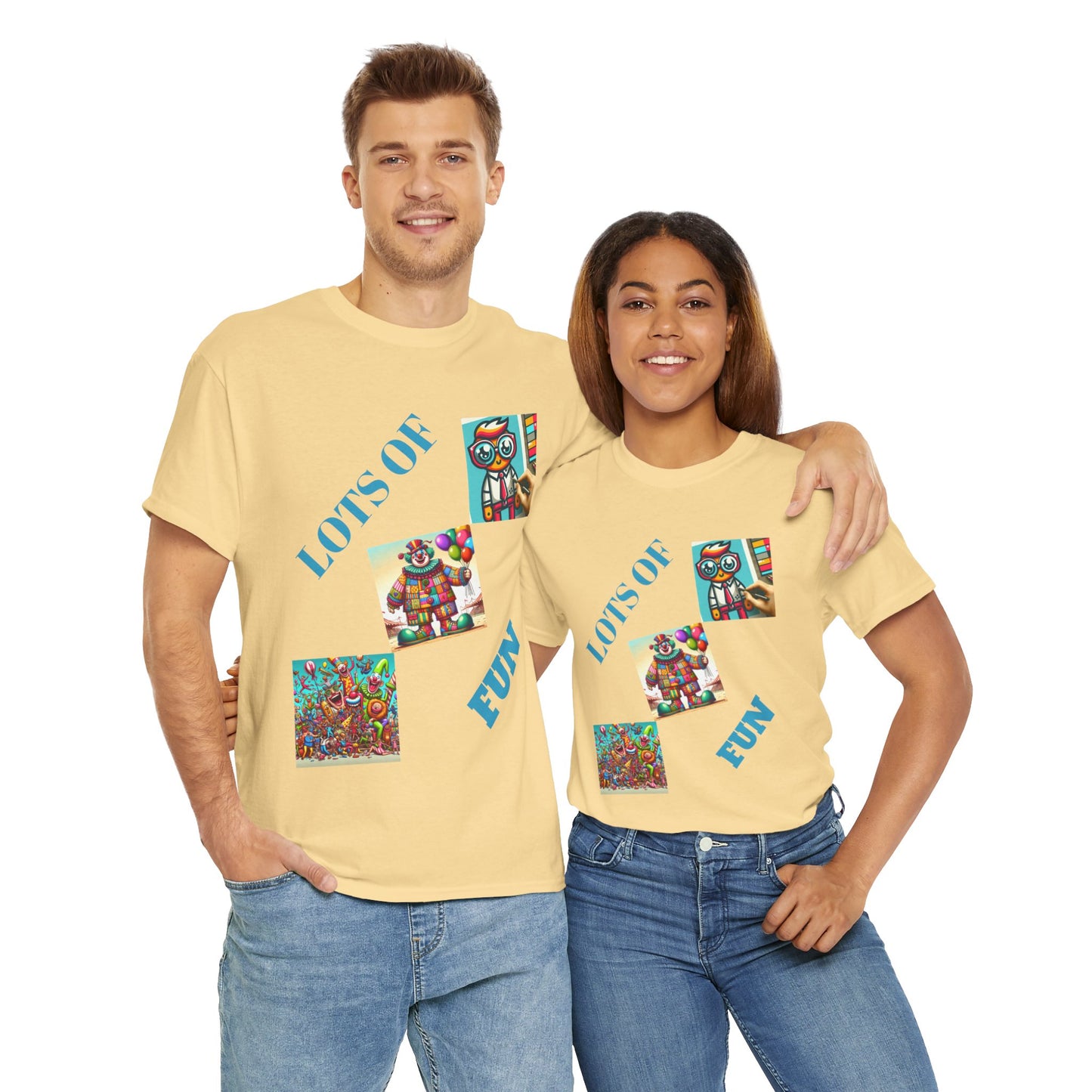 Lots of Fun Unisex  Heavy US Cotton T-Shirt - Zion Legend Fashions