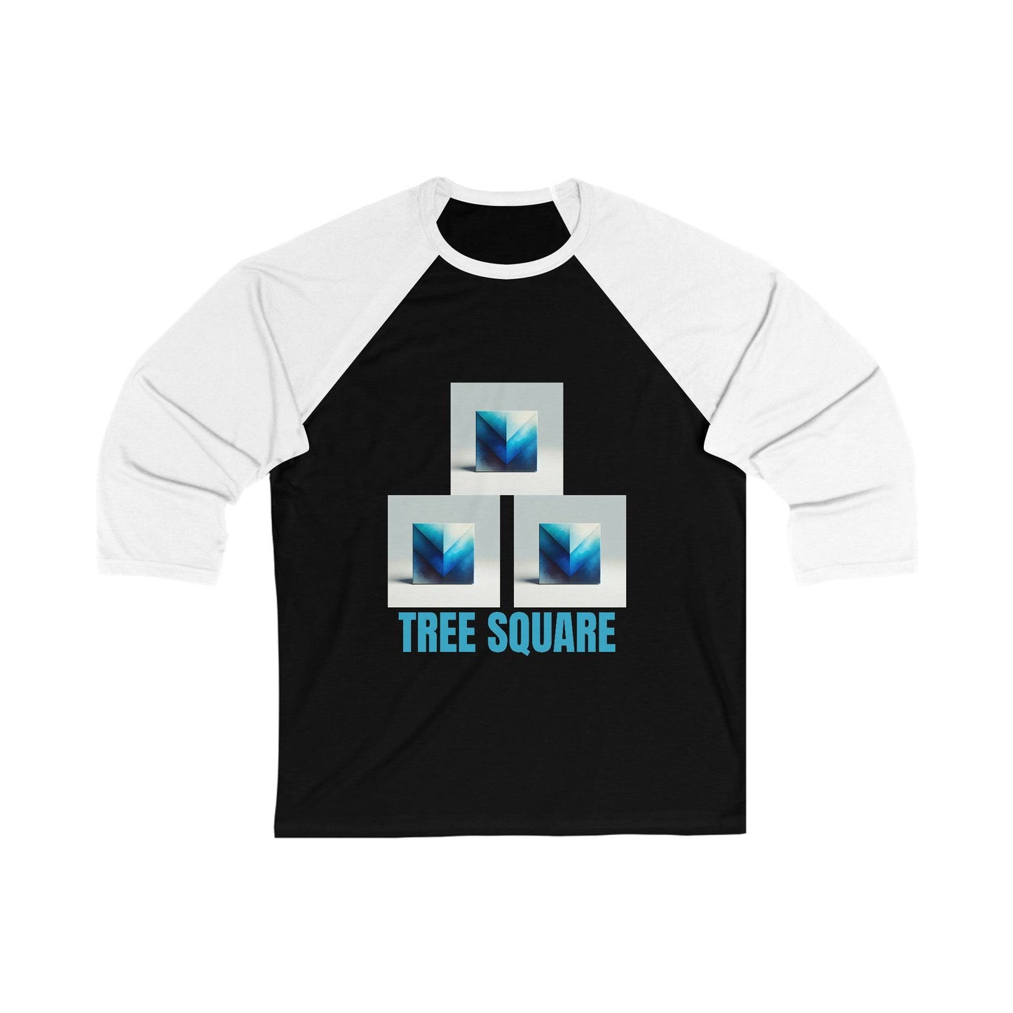 Tree Square Woman's  3 Sleeve Baseball Tee  -  UK and Europe Only - Zion Legend Fashions
