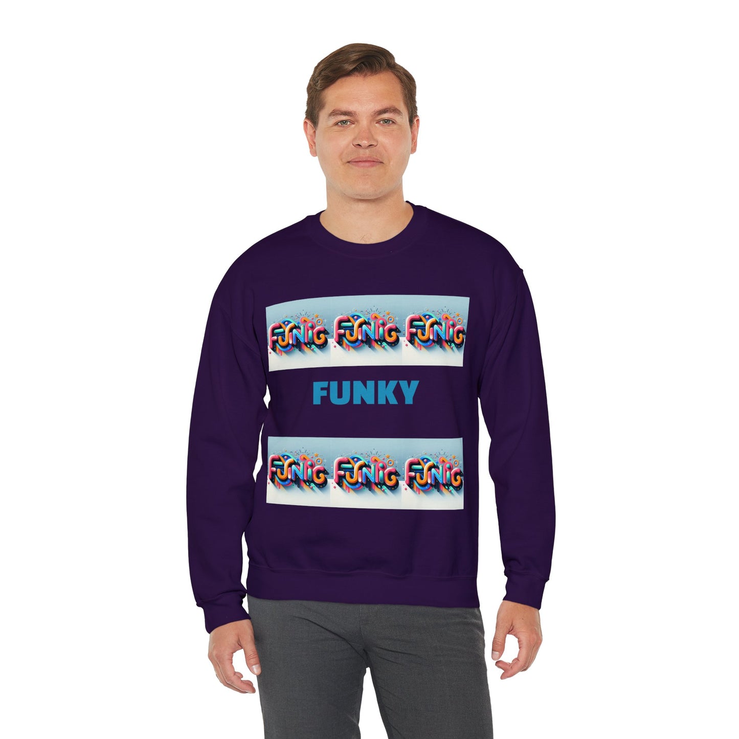 Funky Unisex Heavy Blend™ Crewneck Sweatshirt - Zion Legend Fashions