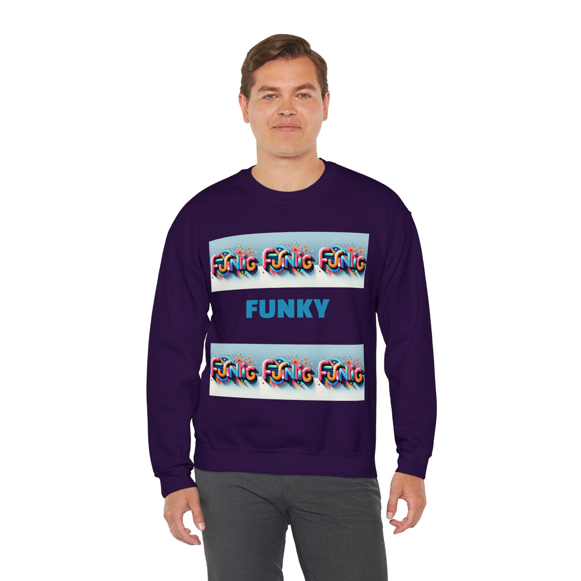 Funky Unisex Heavy Blend™ Crewneck Sweatshirt - Zion Legend Fashions