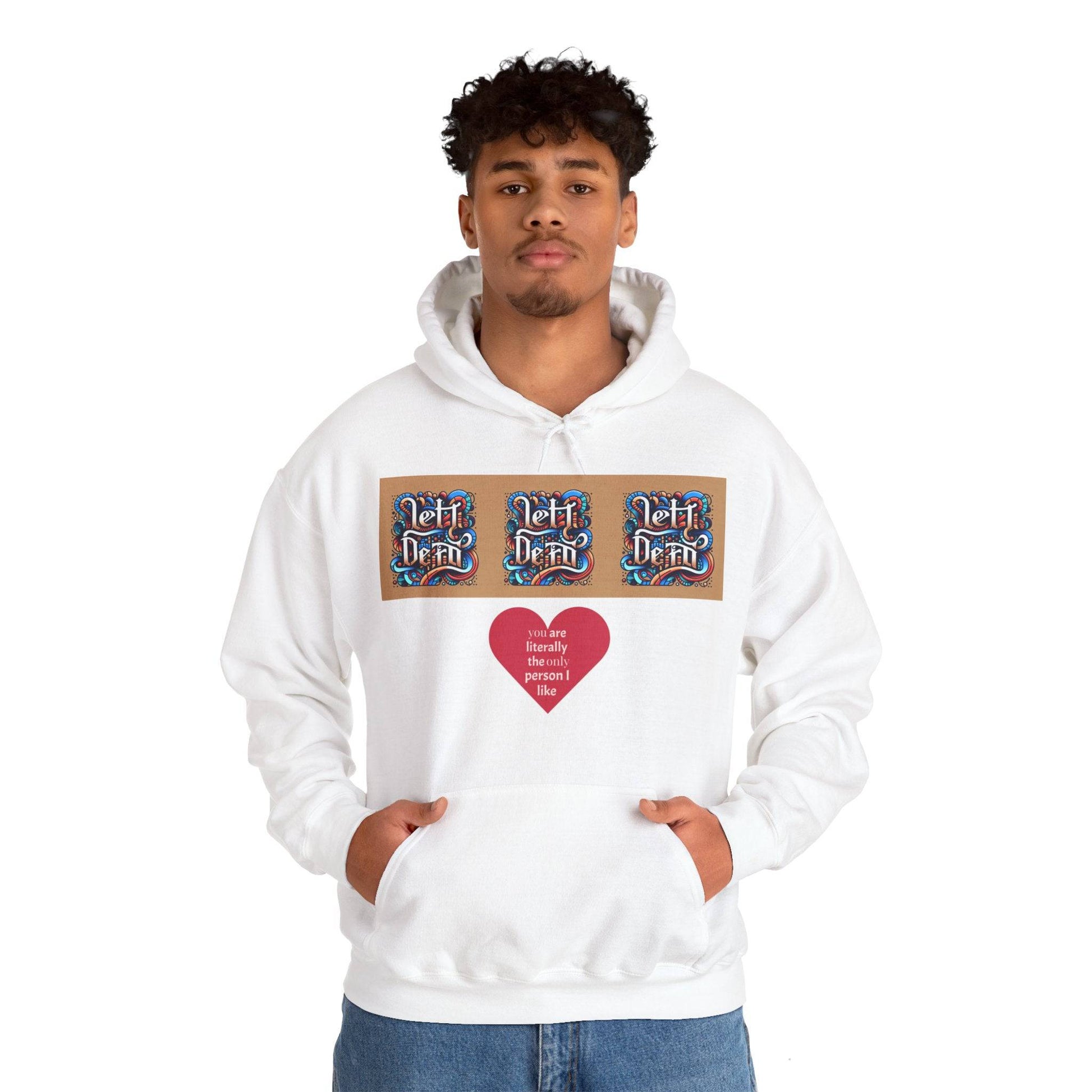 Funky Lett Unisex Heavy Blend™ Hooded Sweatshirt - Zion Legend Fashions