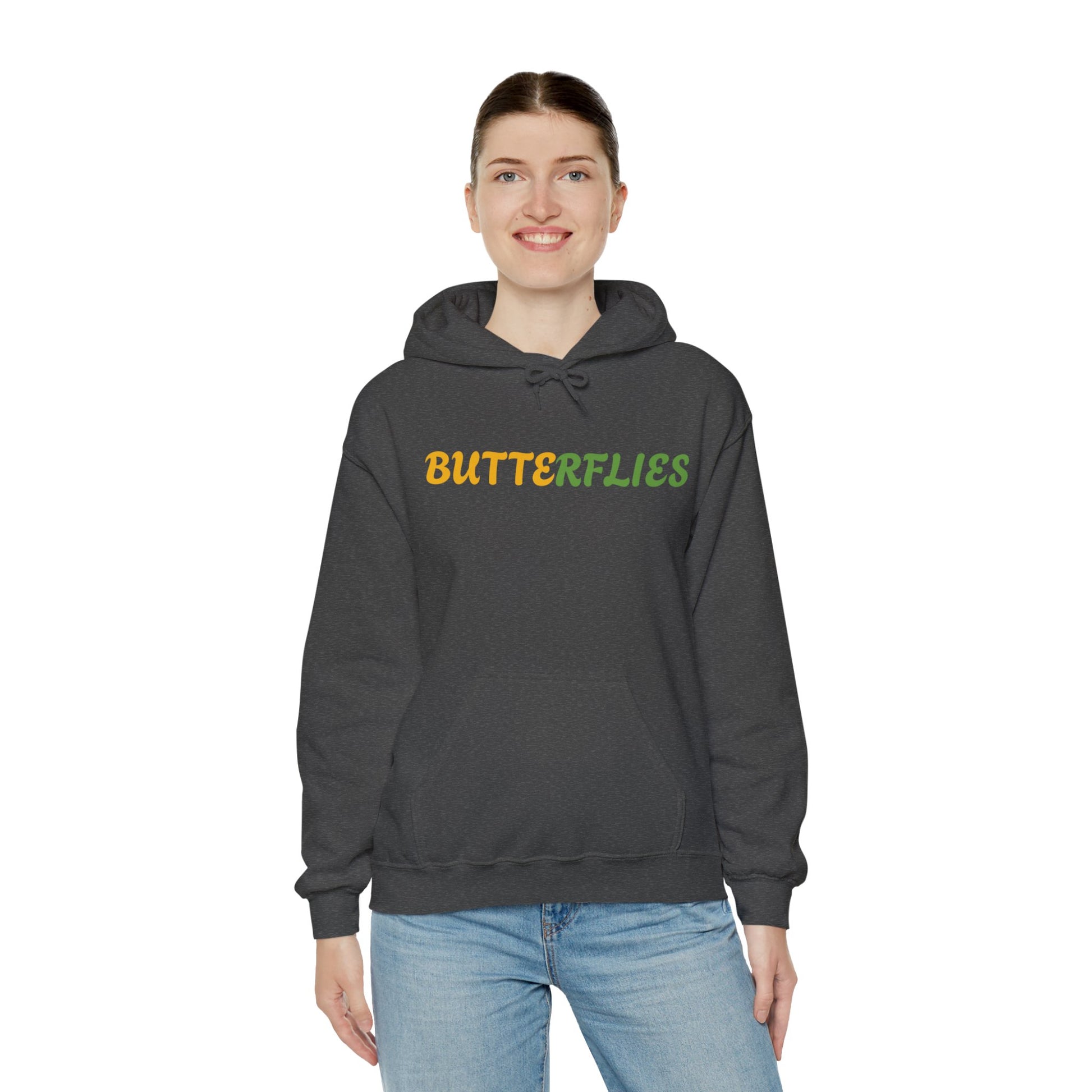 Butterflies Unisex Heavy Blend™ Hooded Sweatshirt - Zion Legend Fashions