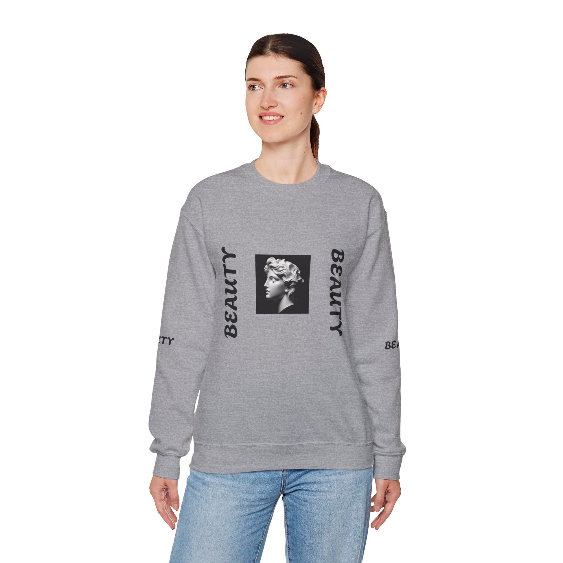 Beauty Unisex Heavy Blend™ Crewneck Sweatshirt - Zion Legend Fashions