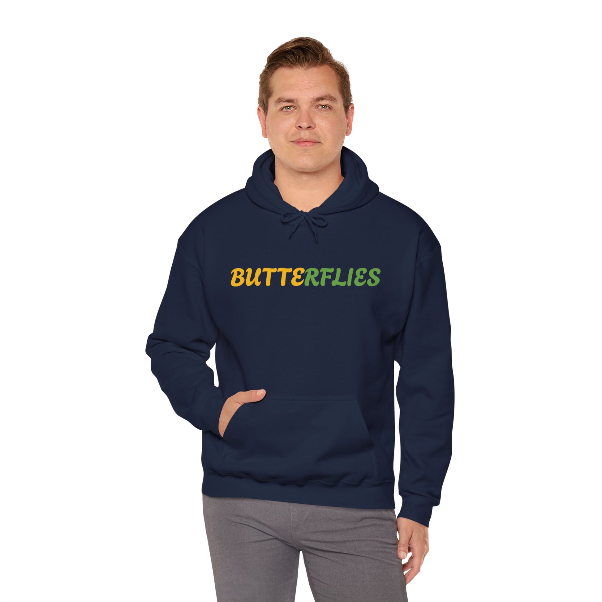 Butterflies Unisex Heavy Blend™ Hooded Sweatshirt - Zion Legend Fashions