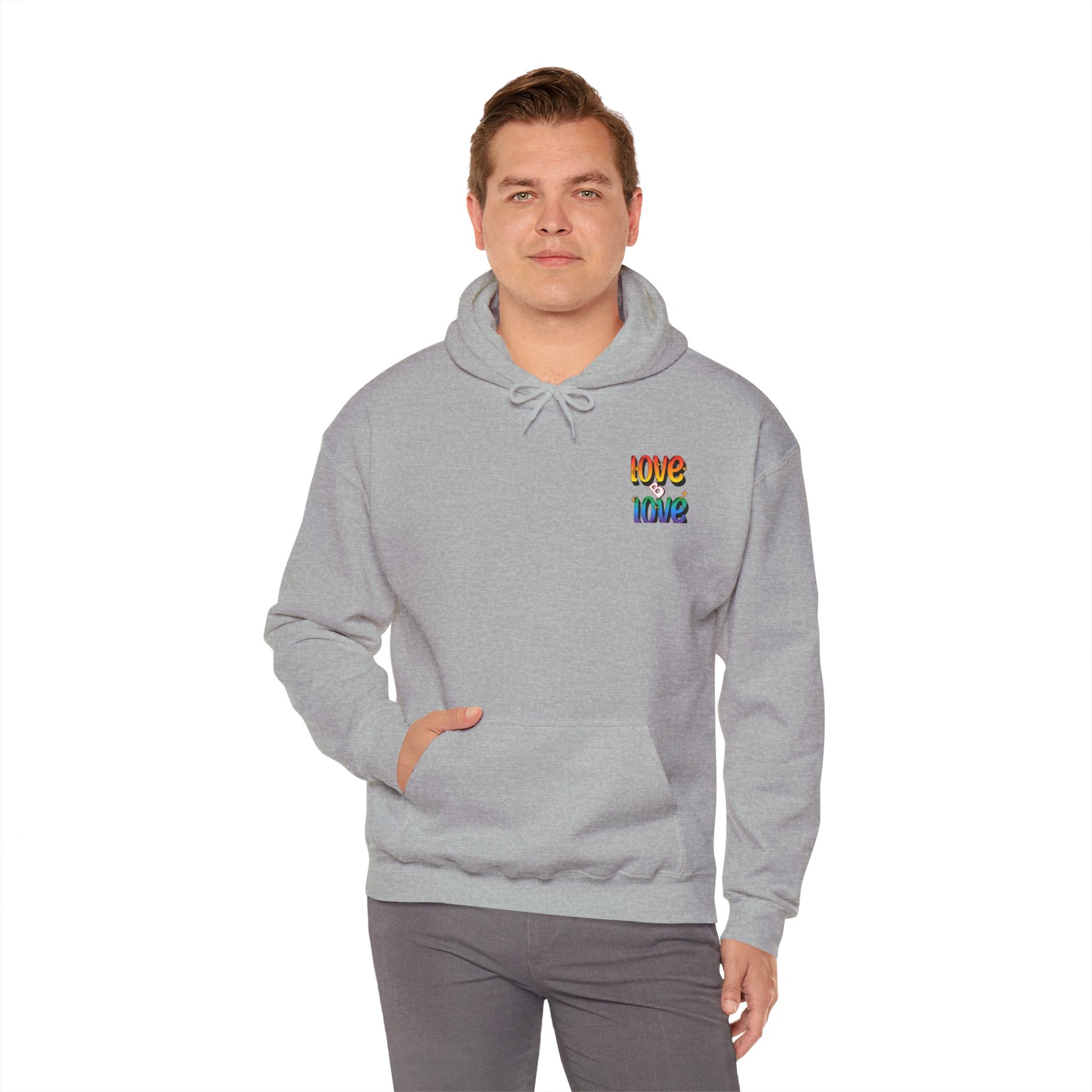 Love B Love  Vibrant colourful Unisex Heavy Hoodies sweatshirt - Zion Legend Fashions