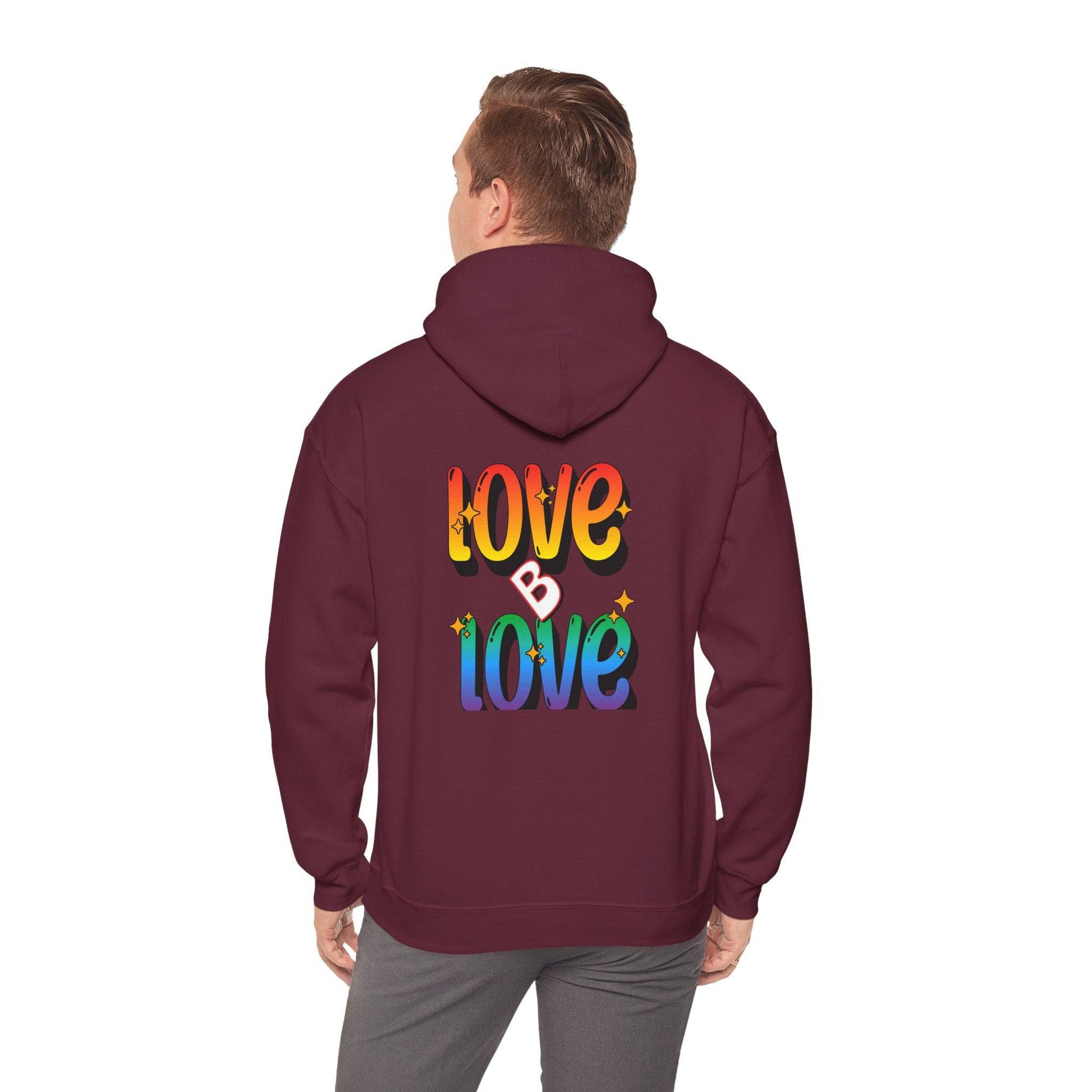 Love B Love  Vibrant colourful Unisex Heavy Hoodies sweatshirt - Zion Legend Fashions