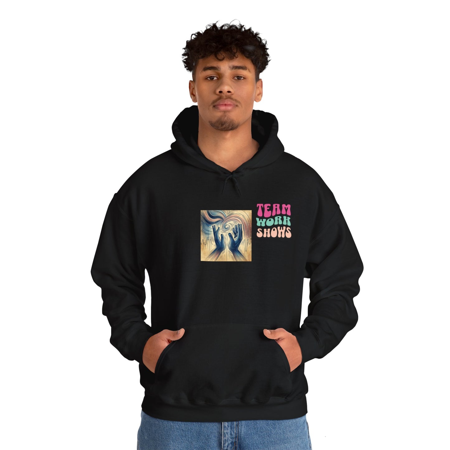 Team Work Unisex Heavy Blend™ Hooded Sweatshirt - Zion Legend Fashions
