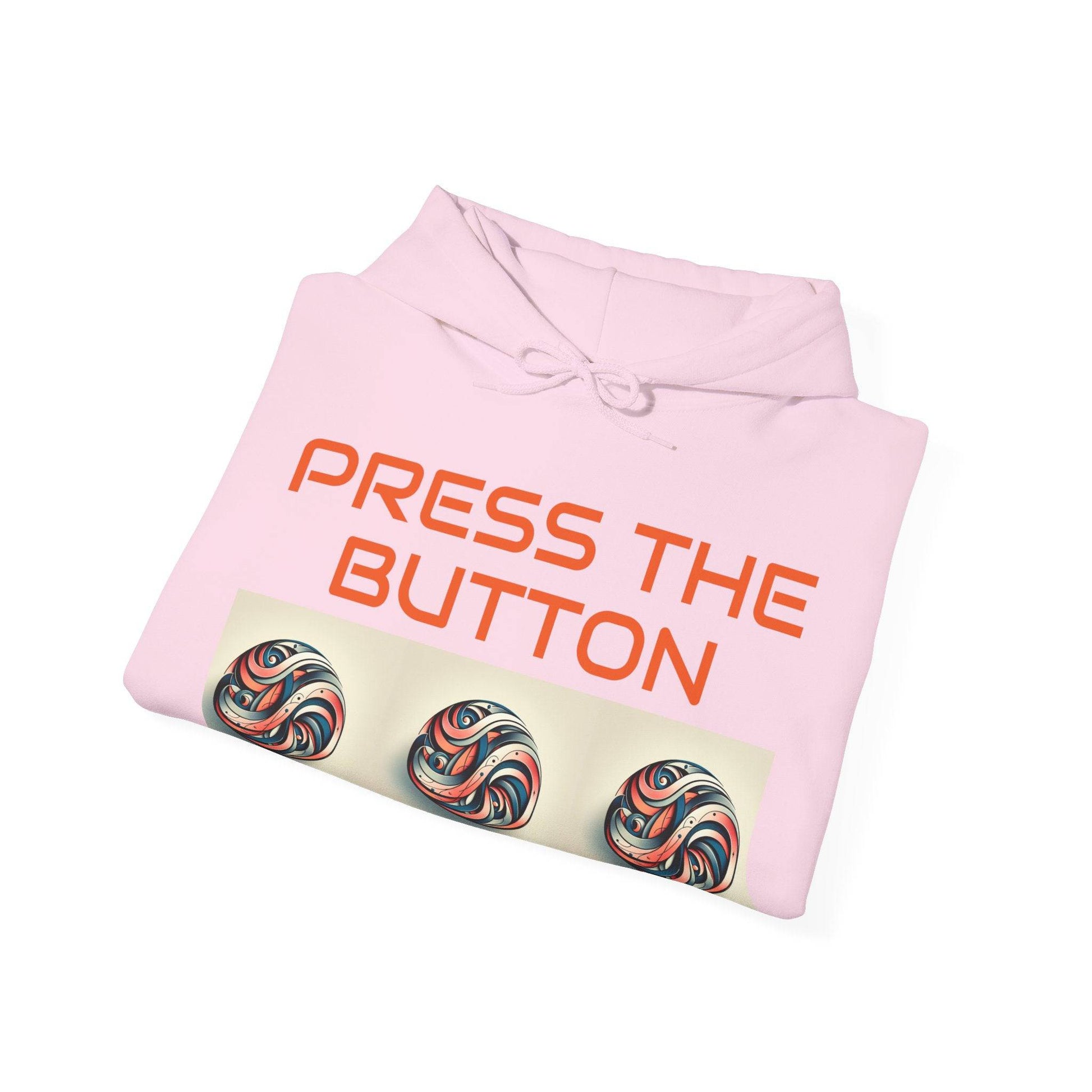 Press The Button Tex Heavy Blend™ Hooded Sweatshirt - Zion Legend Fashions