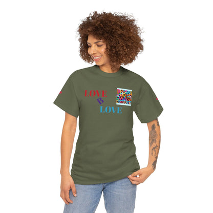 Love B Love  Unisex Heavy Cotton Tee Shirts For a Sunny colourful summer  . - Zion Legend Fashions