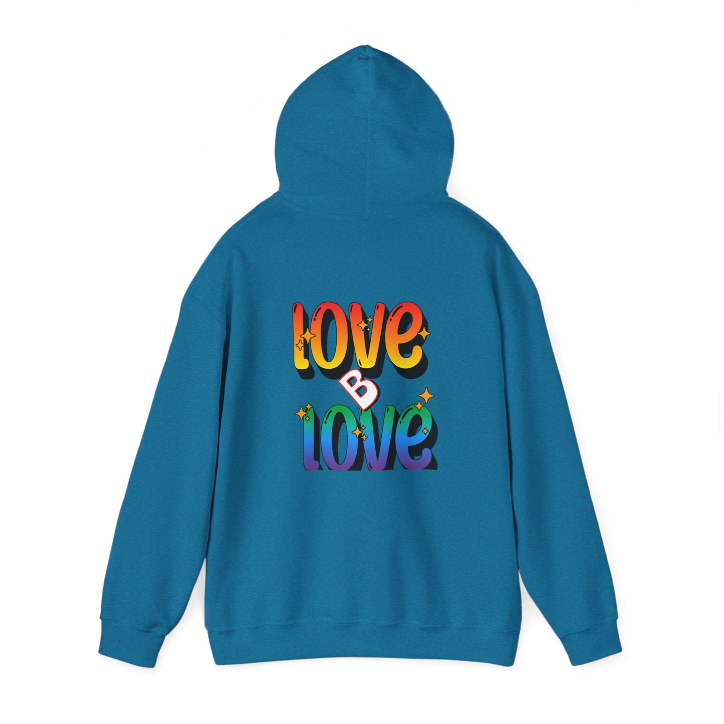 Love B Love  Vibrant colourful Unisex Heavy Hoodies sweatshirt - Zion Legend Fashions