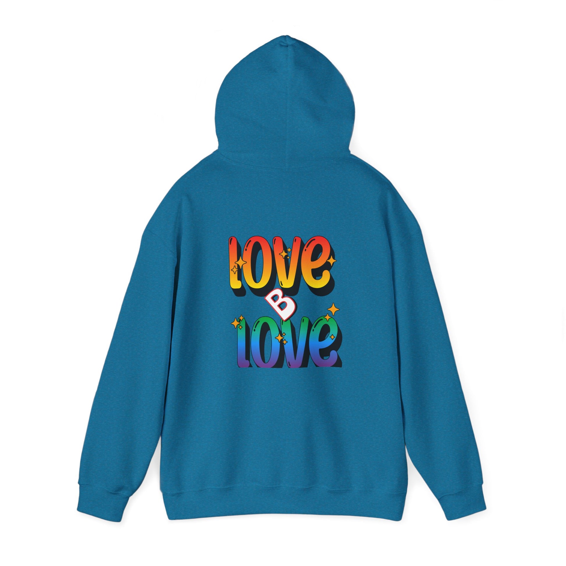 Love B Love  Vibrant colourful Unisex Heavy Hoodies sweatshirt - Zion Legend Fashions