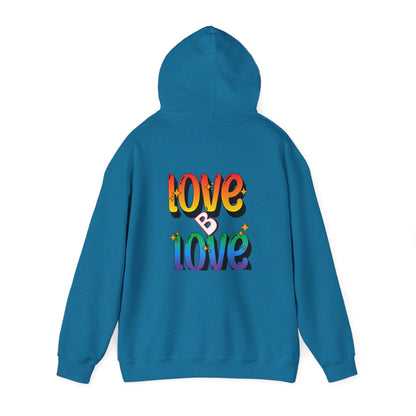 Love B Love  Vibrant colourful Unisex Heavy Hoodies sweatshirt - Zion Legend Fashions
