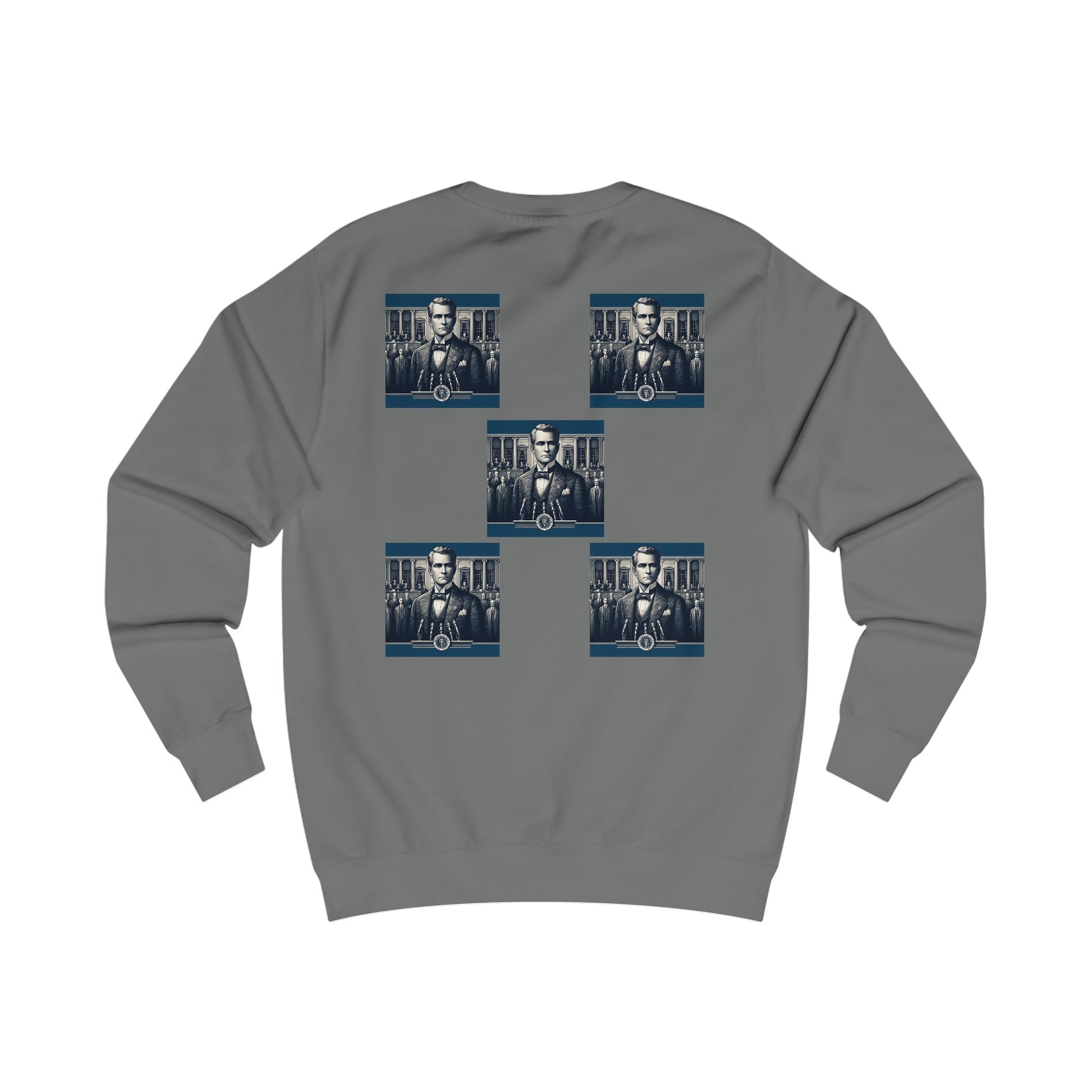 Square Blue  Men's Sweatshirt - Zion Legend Fashions