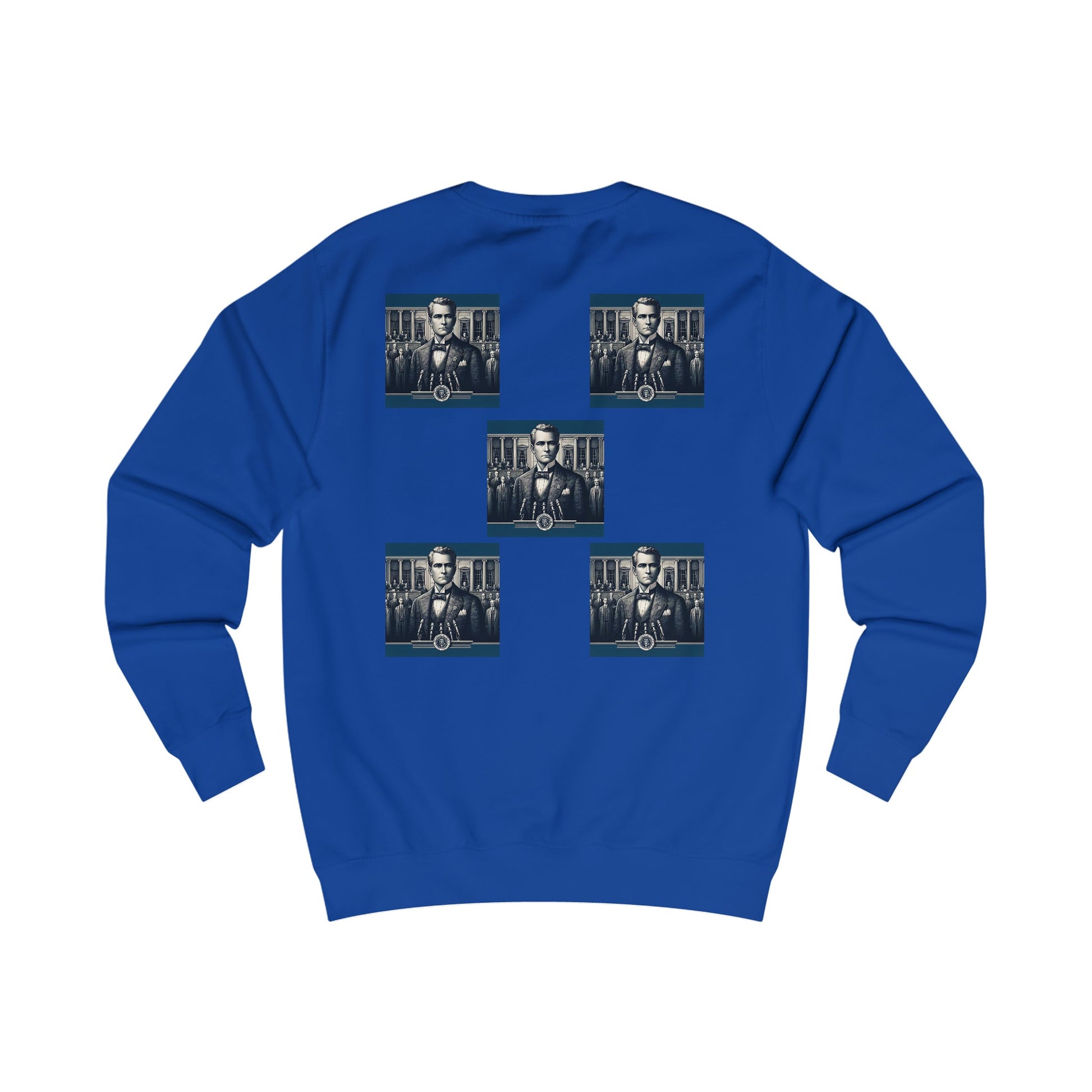 Square Blue  Men's Sweatshirt - Zion Legend Fashions