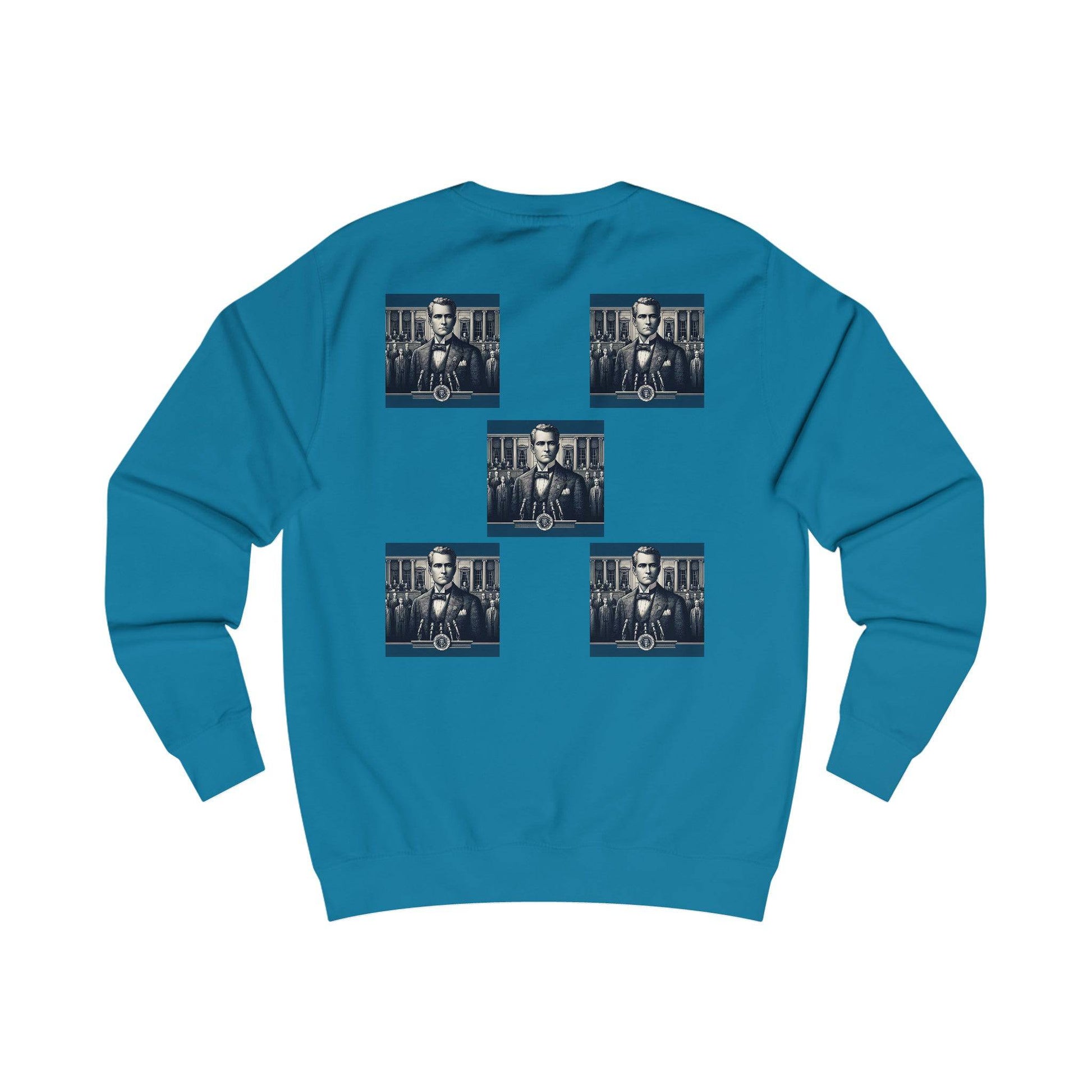 Square Blue  Men's Sweatshirt - Zion Legend Fashions