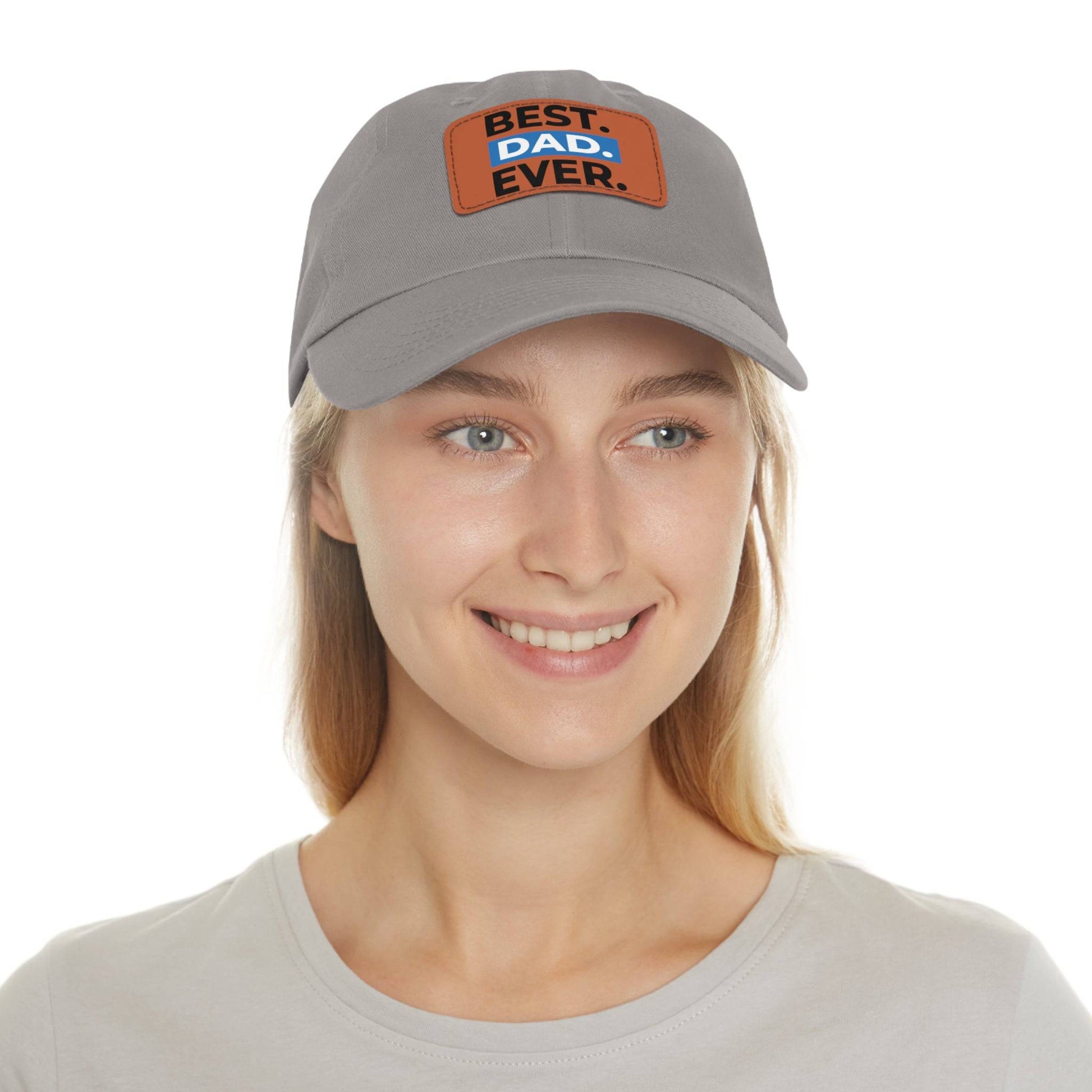 Dad Hat with Leather Patch (Rectangle)  -  Available USA Only - Zion Legend Fashions