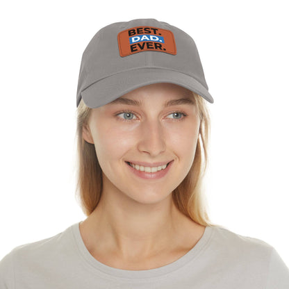 Dad Hat with Leather Patch (Rectangle)  -  Available USA Only - Zion Legend Fashions
