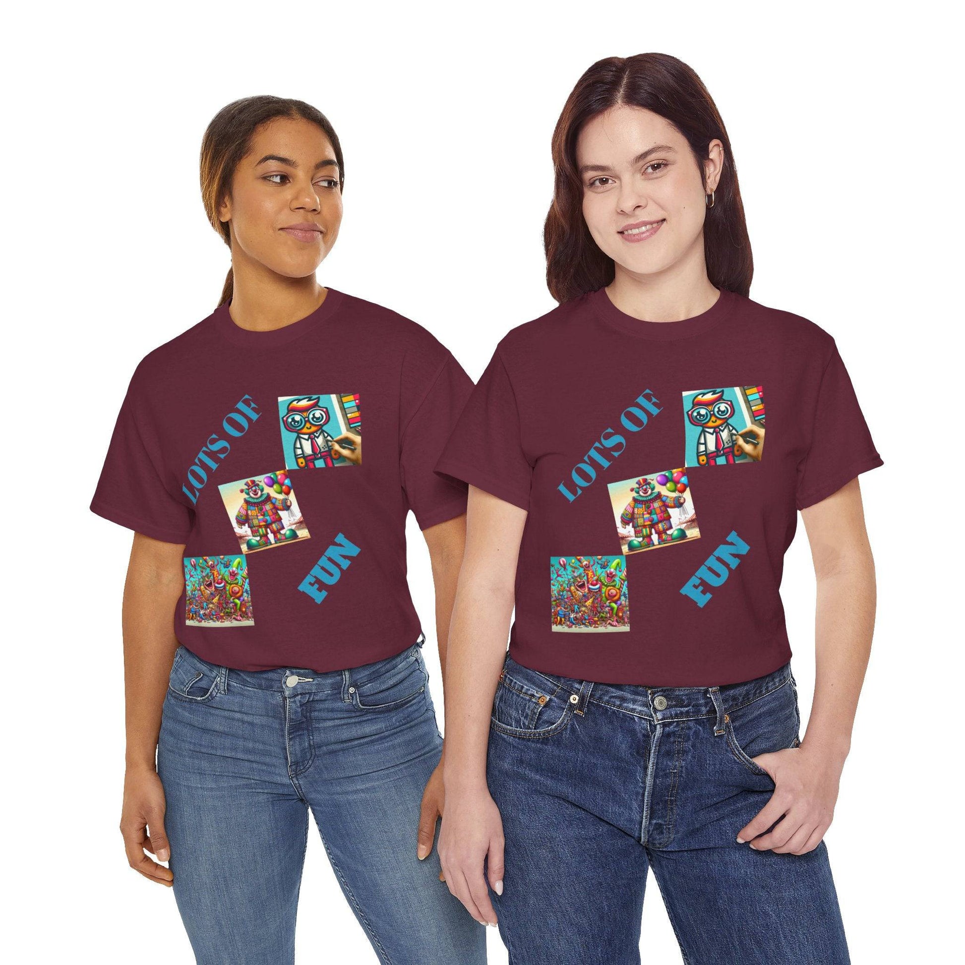Lots of Fun Unisex  Heavy US Cotton T-Shirt - Zion Legend Fashions