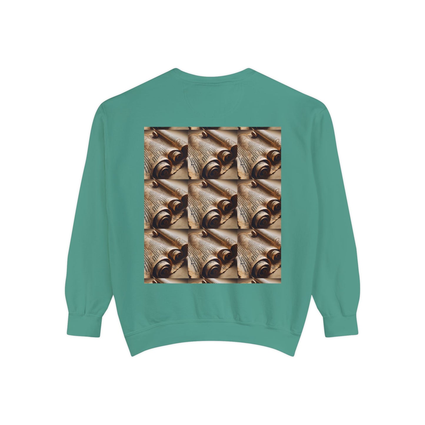Scroll Unisex Garment-Dyed Sweatshirt - Zion Legend Fashions