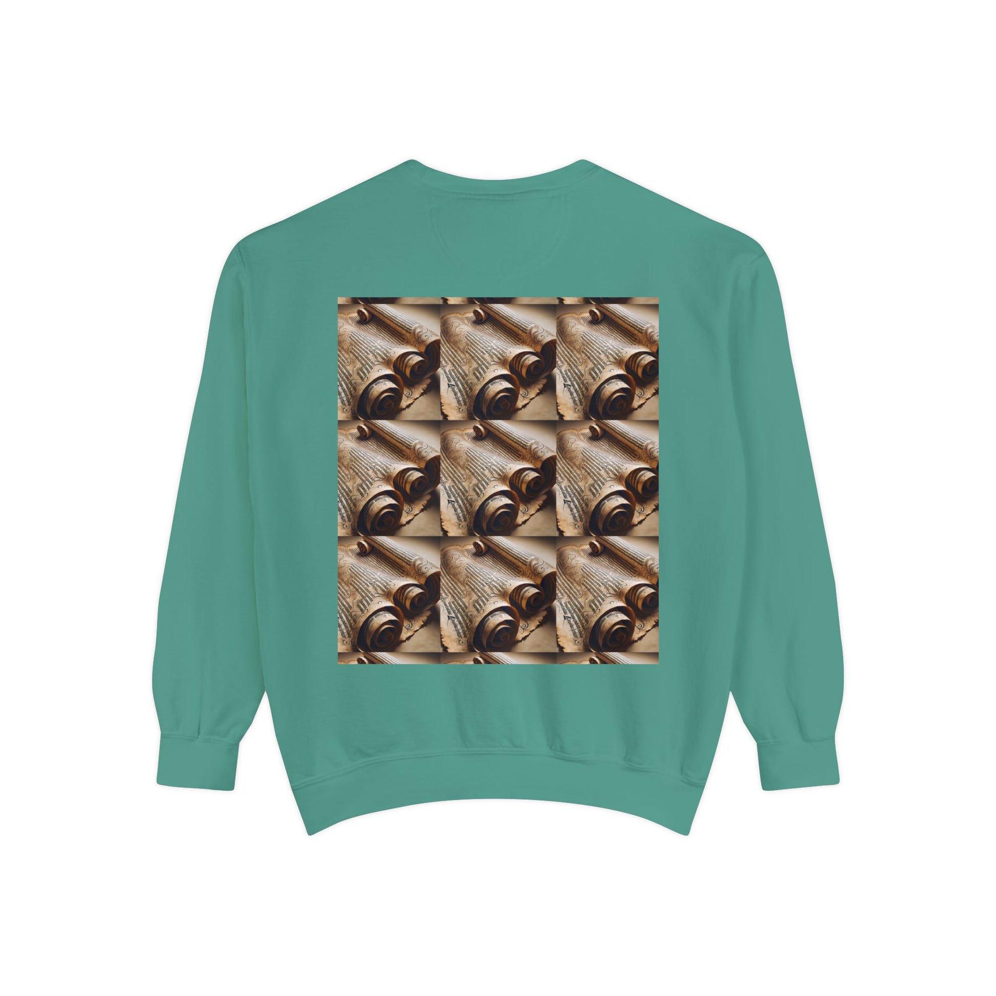 Scroll Unisex Garment-Dyed Sweatshirt - Zion Legend Fashions