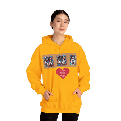 Funky Lett Unisex Heavy Blend™ Hooded Sweatshirt - Zion Legend Fashions