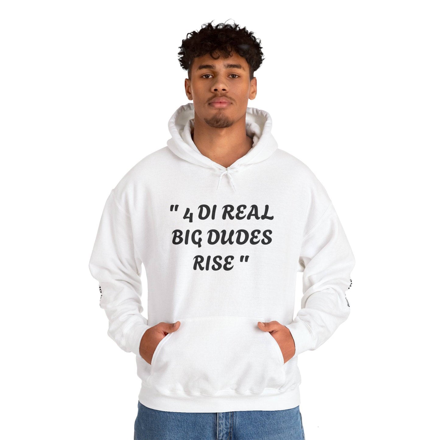 4 Di Real Big Dudes Rise Unisex Heavy Blend™ Hooded Sweatshirt - Zion Legend Fashions