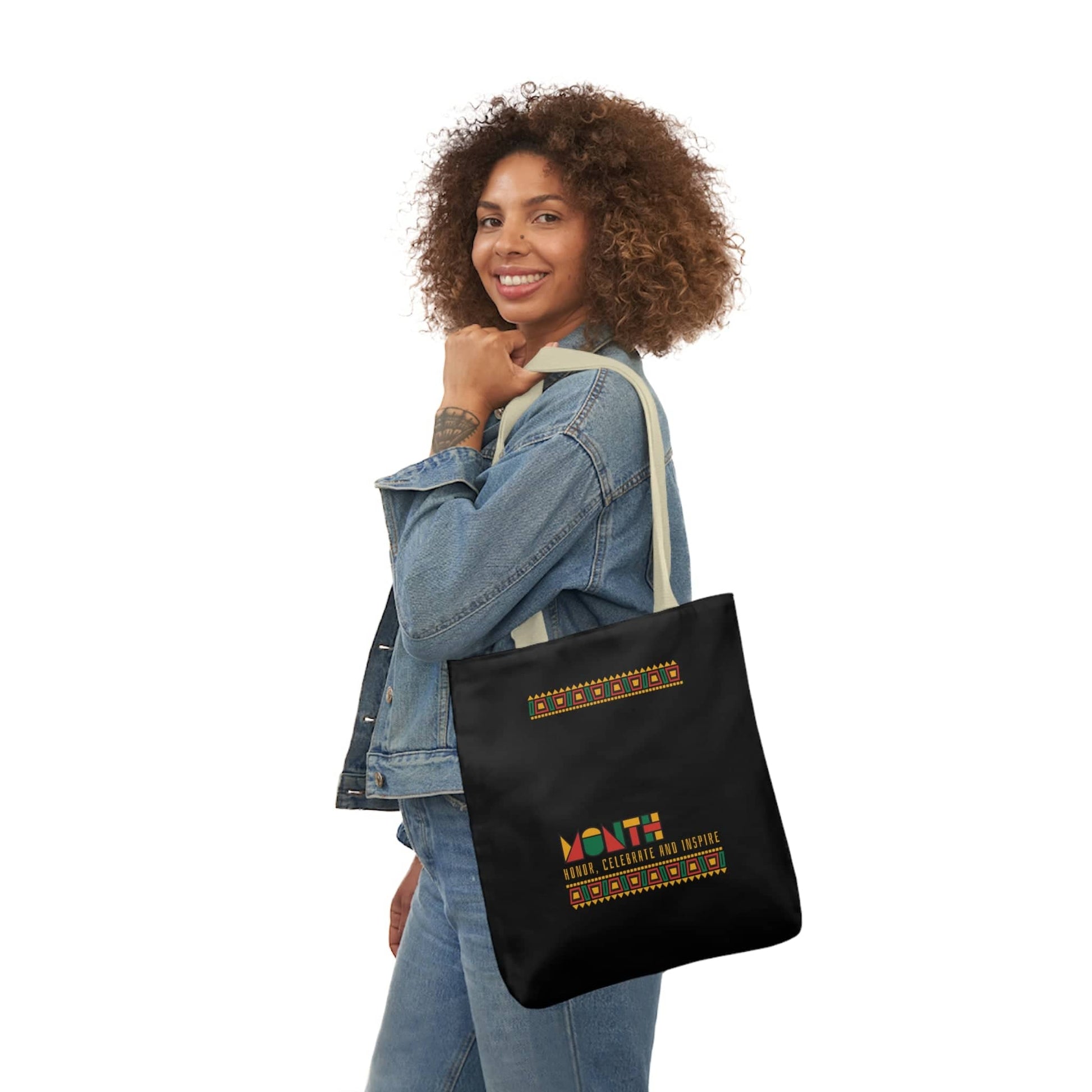 Month Canvas Tote Bag, 5-Color Straps  -  USA and UK Only - Zion Legend Fashions