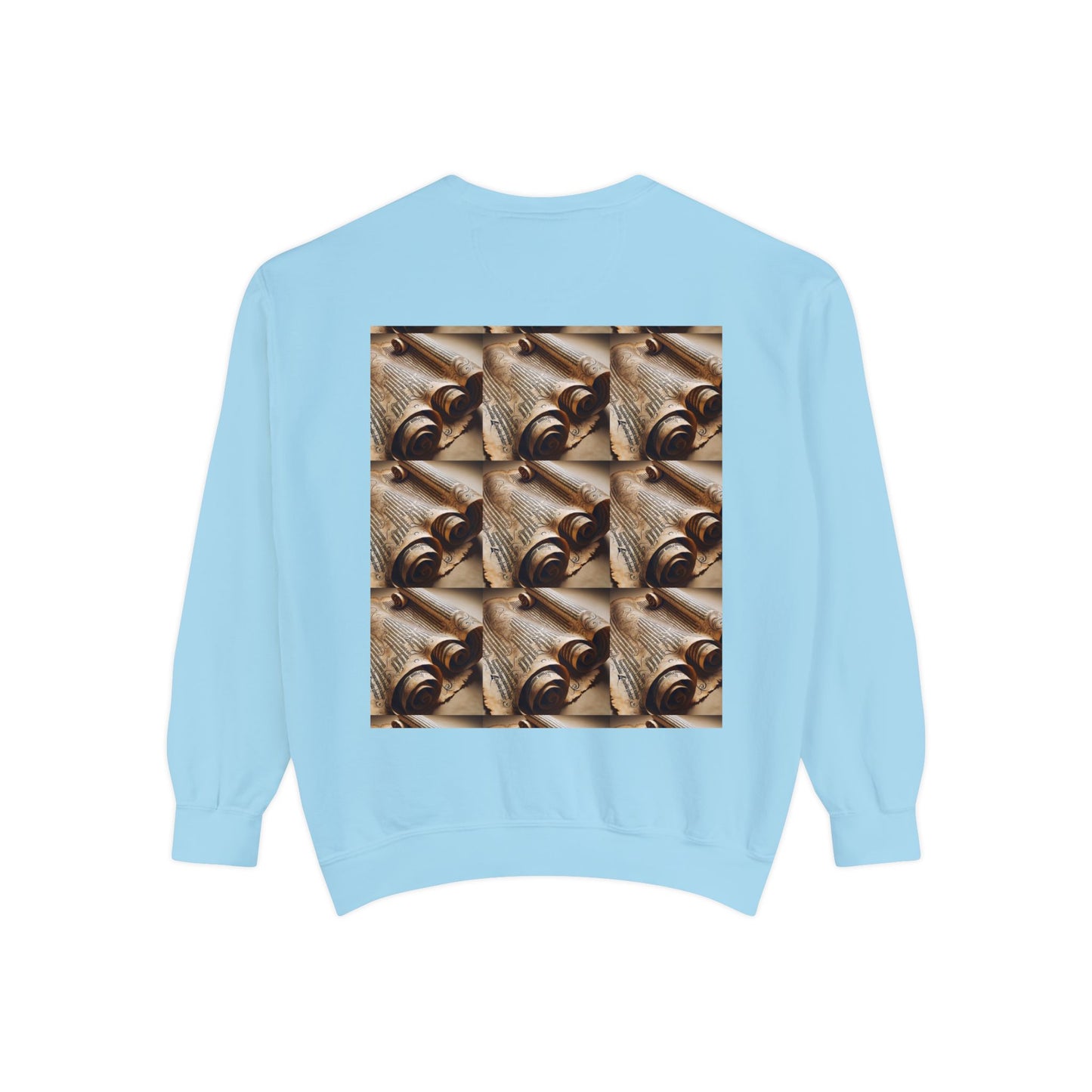Scroll Unisex Garment-Dyed Sweatshirt - Zion Legend Fashions