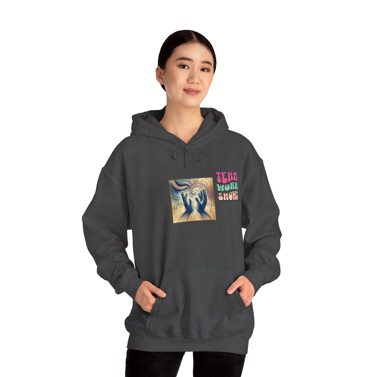 Team Work Unisex Heavy Blend™ Hooded Sweatshirt - Zion Legend Fashions