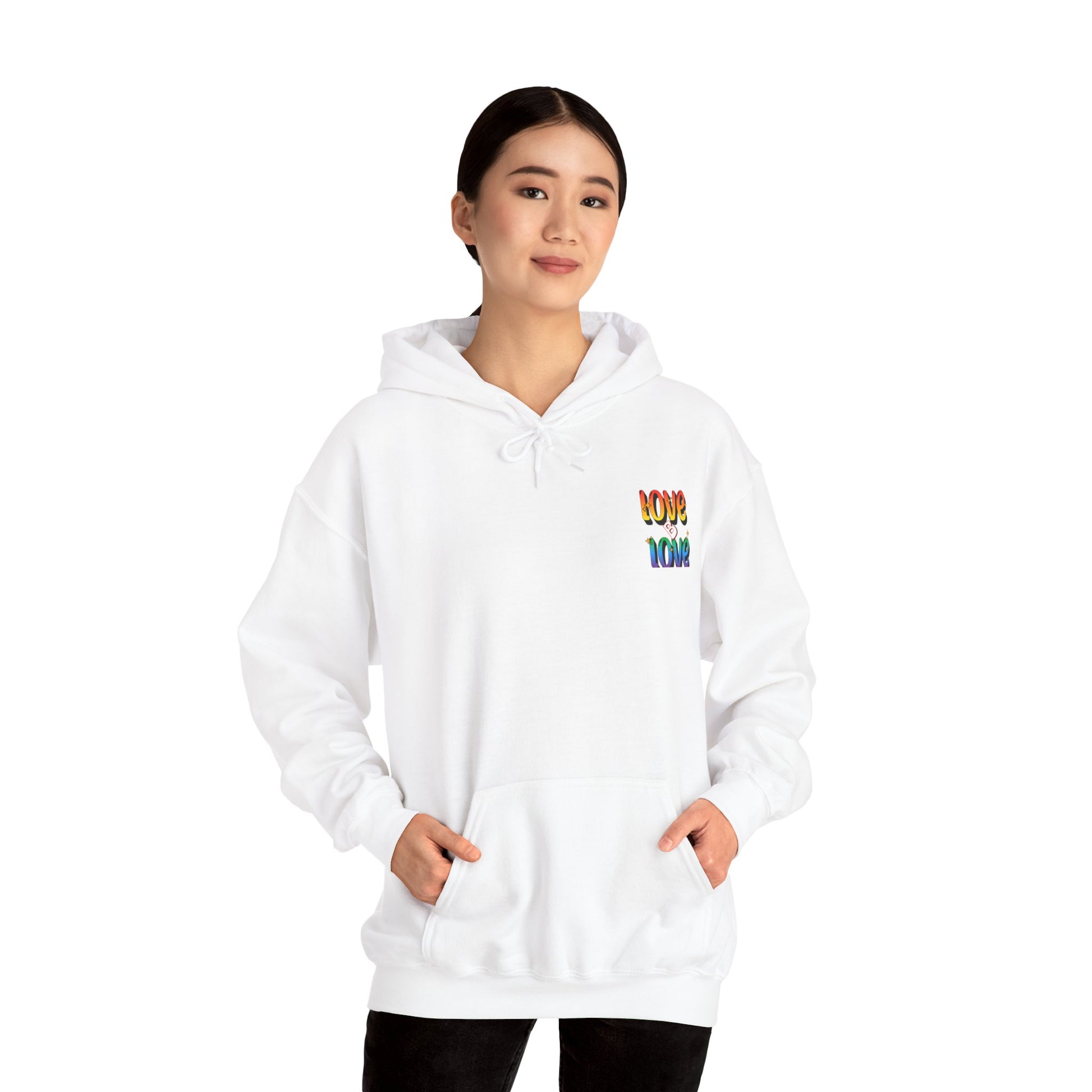 Love B Love  Vibrant colourful Unisex Heavy Hoodies sweatshirt - Zion Legend Fashions