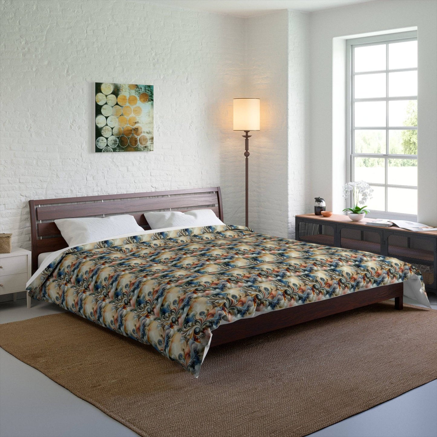 Beautiful Comforter available in 4 Sizes  -  Only available in USA - Zion Legend Fashions
