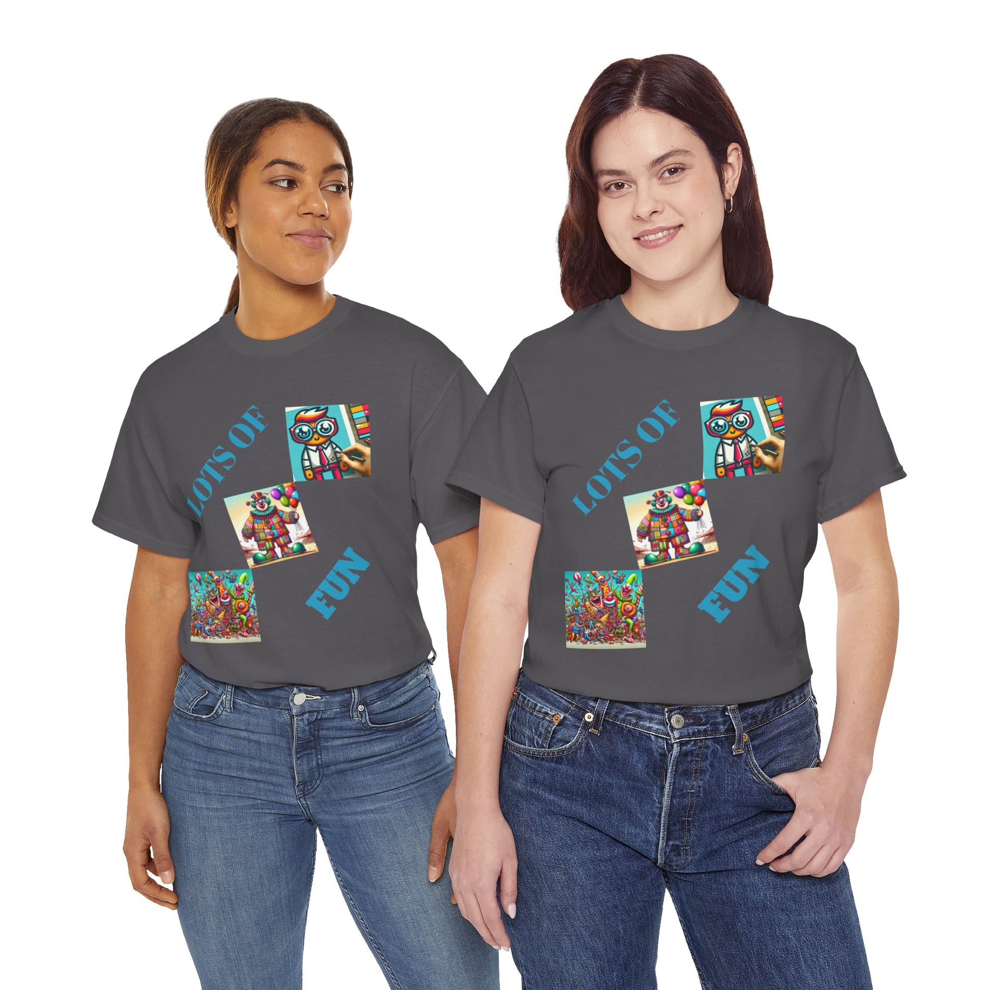 Lots of Fun Unisex  Heavy US Cotton T-Shirt - Zion Legend Fashions