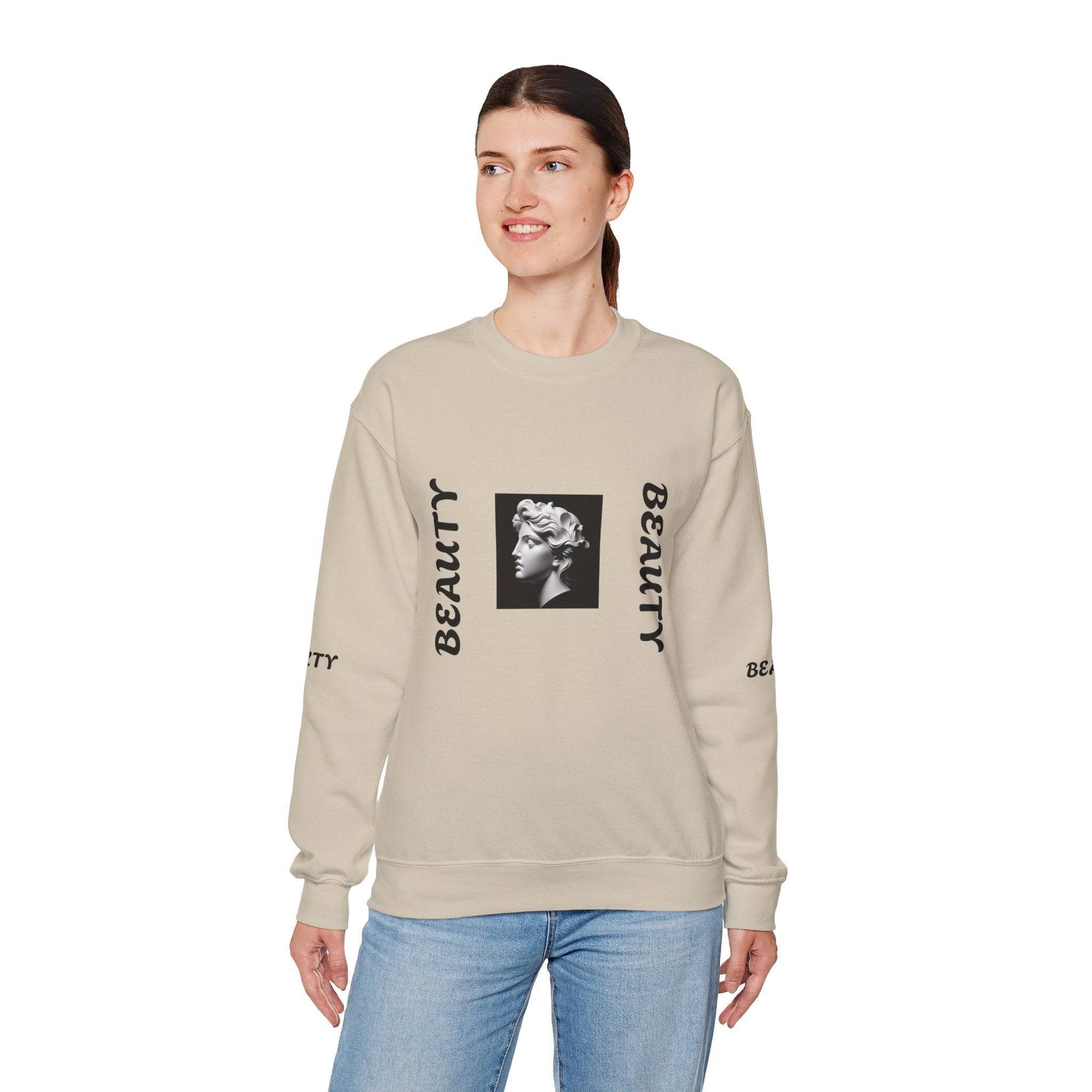 Beauty Unisex Heavy Blend™ Crewneck Sweatshirt - Zion Legend Fashions