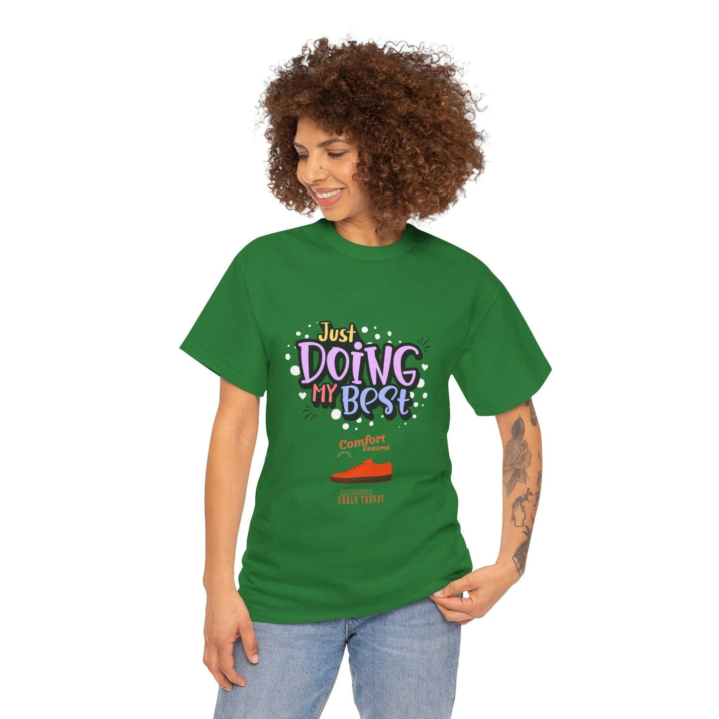 Just doing my best T-shirts Unisex Heavy Cotton Tee - Zion Legend Fashions