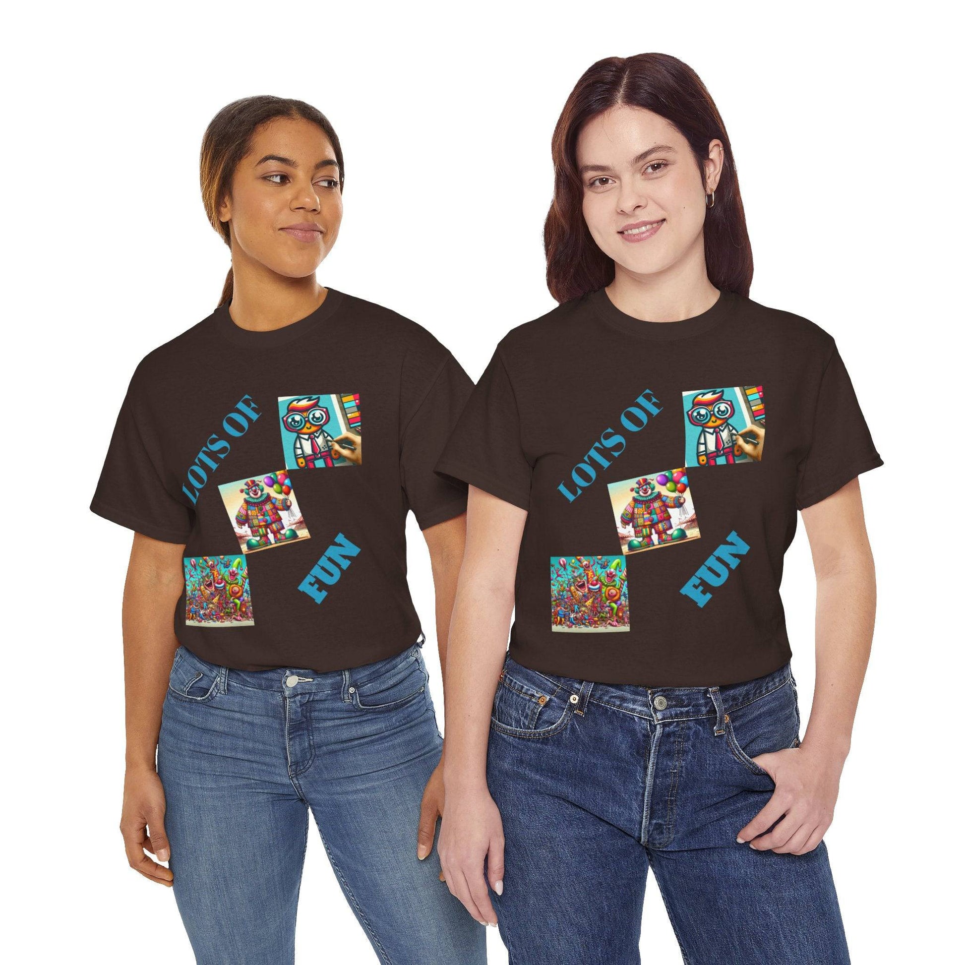 Lots of Fun Unisex  Heavy US Cotton T-Shirt - Zion Legend Fashions