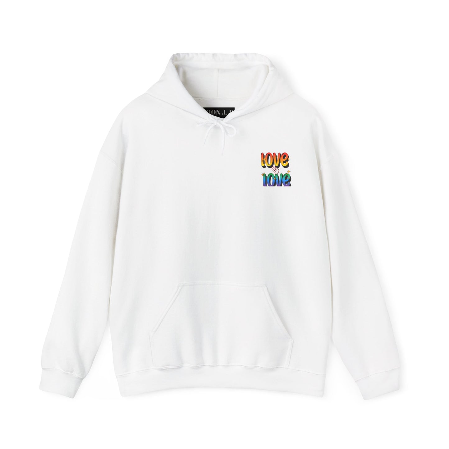 Love B Love  Vibrant colourful Unisex Heavy Hoodies sweatshirt - Zion Legend Fashions