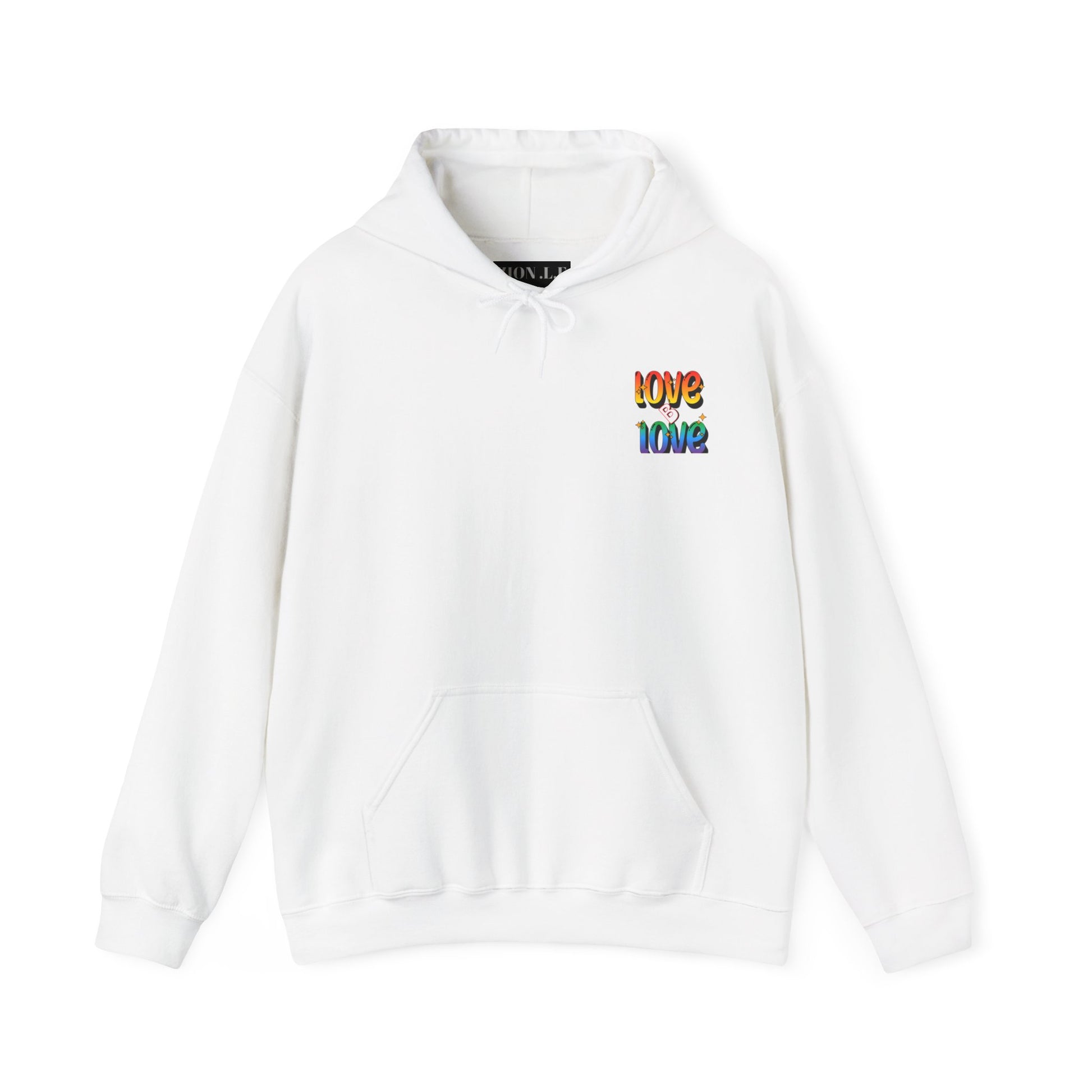 Love B Love  Vibrant colourful Unisex Heavy Hoodies sweatshirt - Zion Legend Fashions