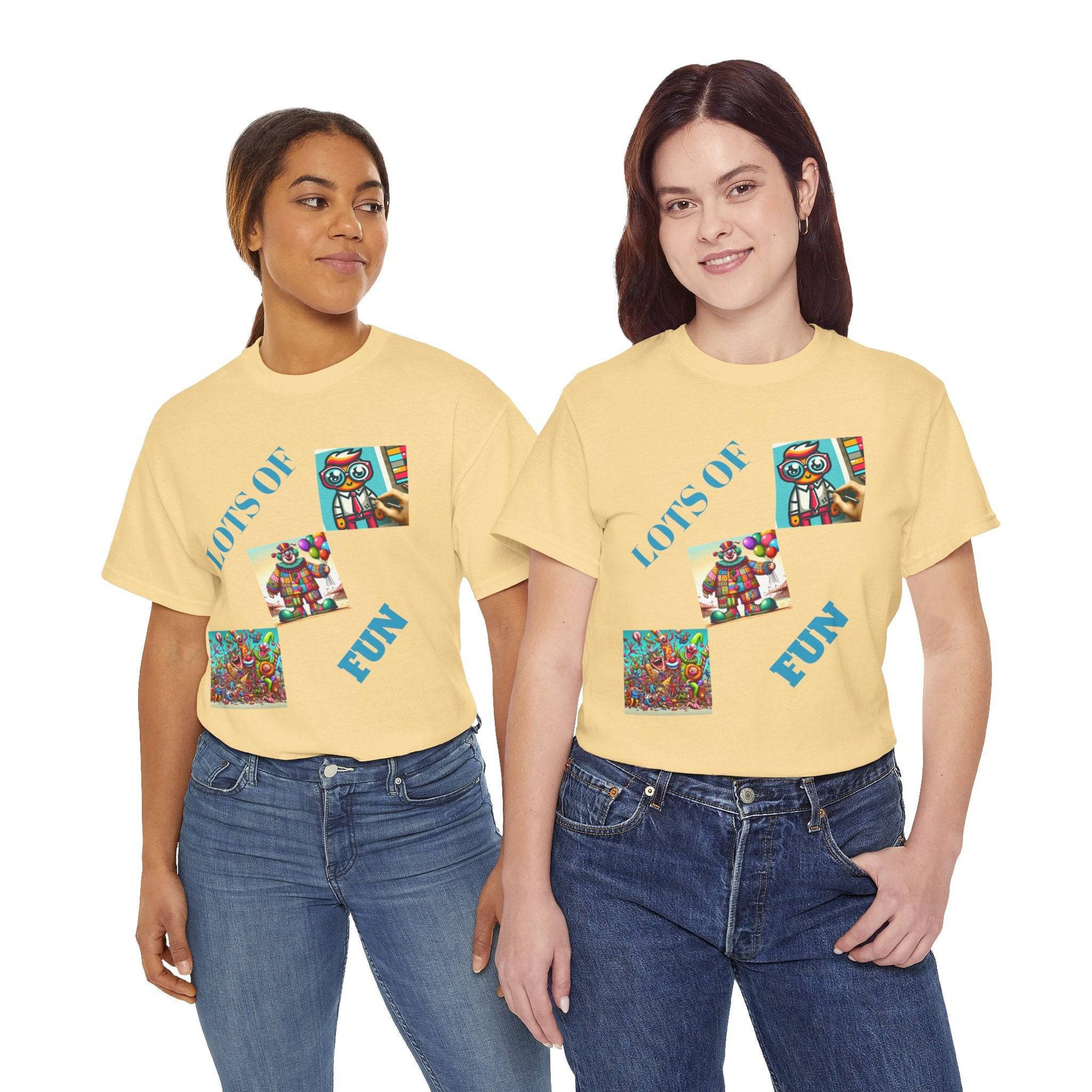 Lots of Fun Unisex  Heavy US Cotton T-Shirt - Zion Legend Fashions