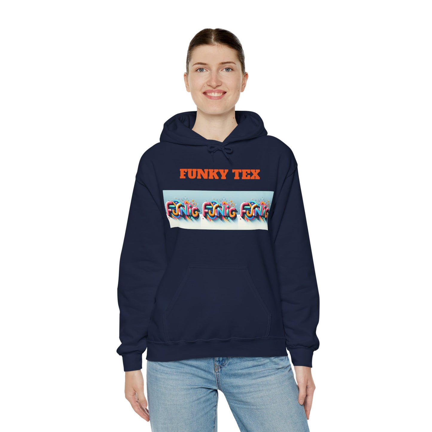 Funky Tex Unisex Heavy Blend™ Hooded Sweatshirt - Zion Legend Fashions