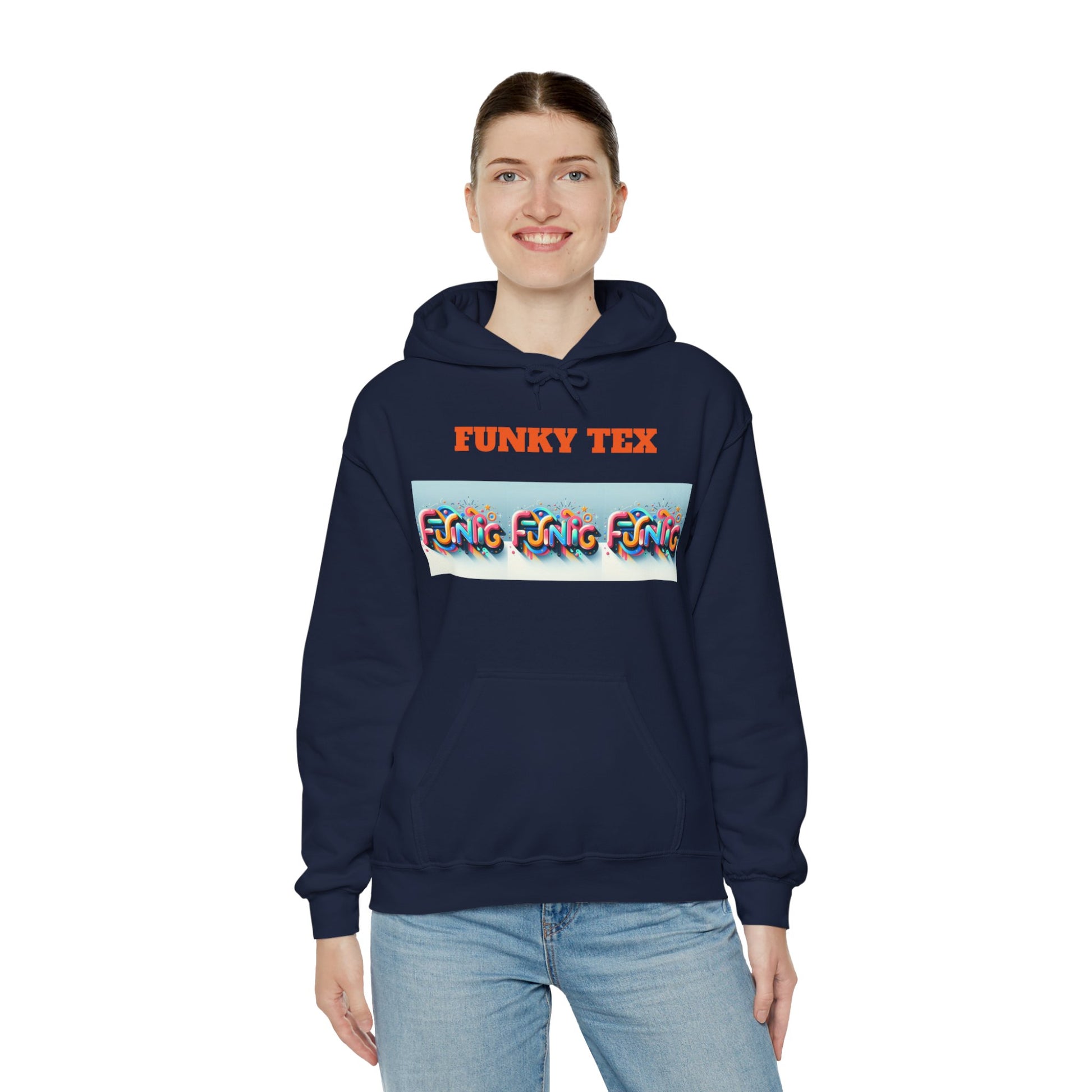 Funky Tex Unisex Heavy Blend™ Hooded Sweatshirt - Zion Legend Fashions