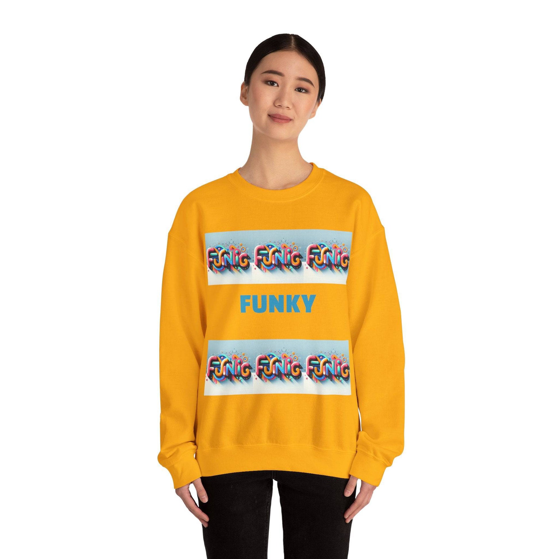 Funky Unisex Heavy Blend™ Crewneck Sweatshirt - Zion Legend Fashions