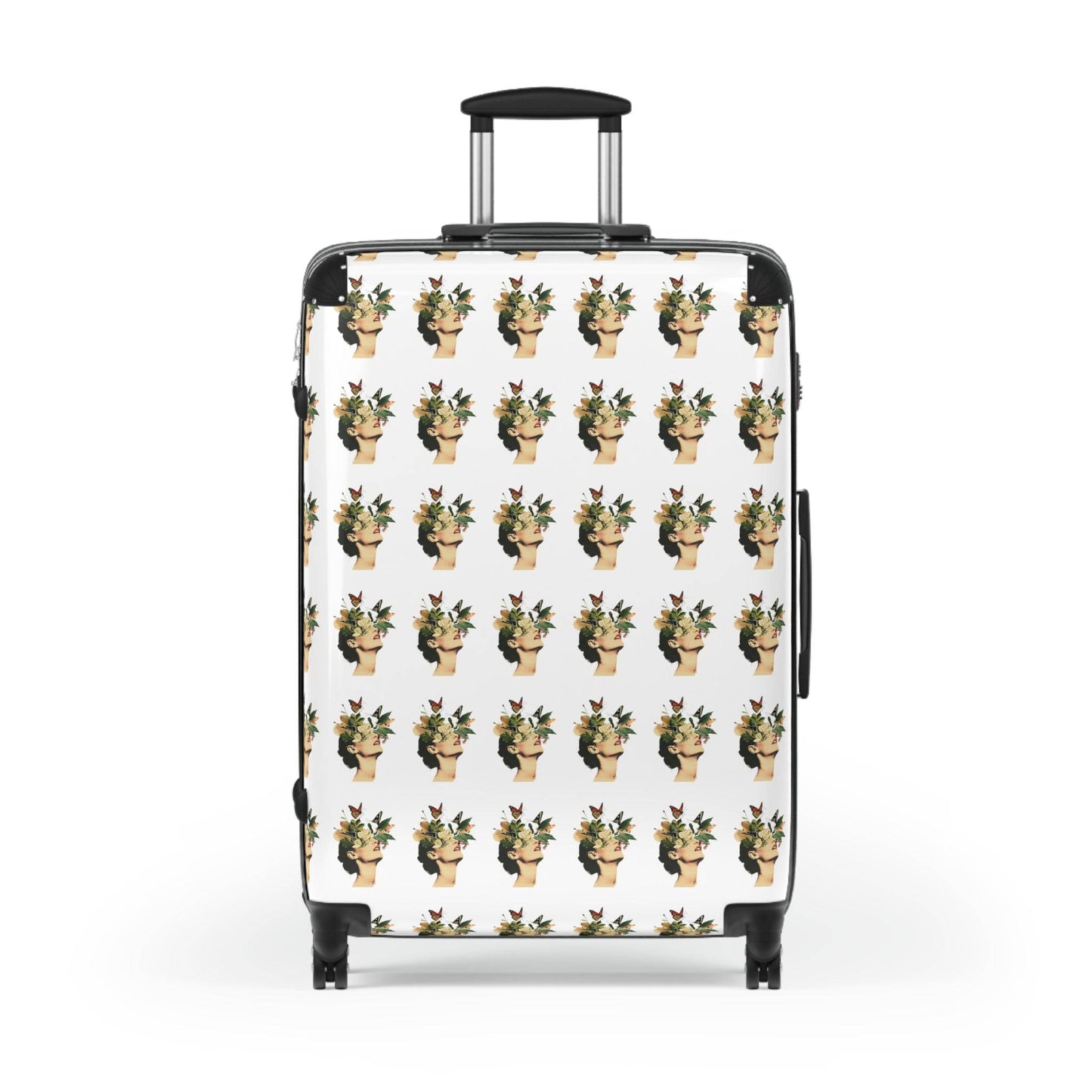Flower white Suitcase - Available in UK Only - Zion Legend Fashions