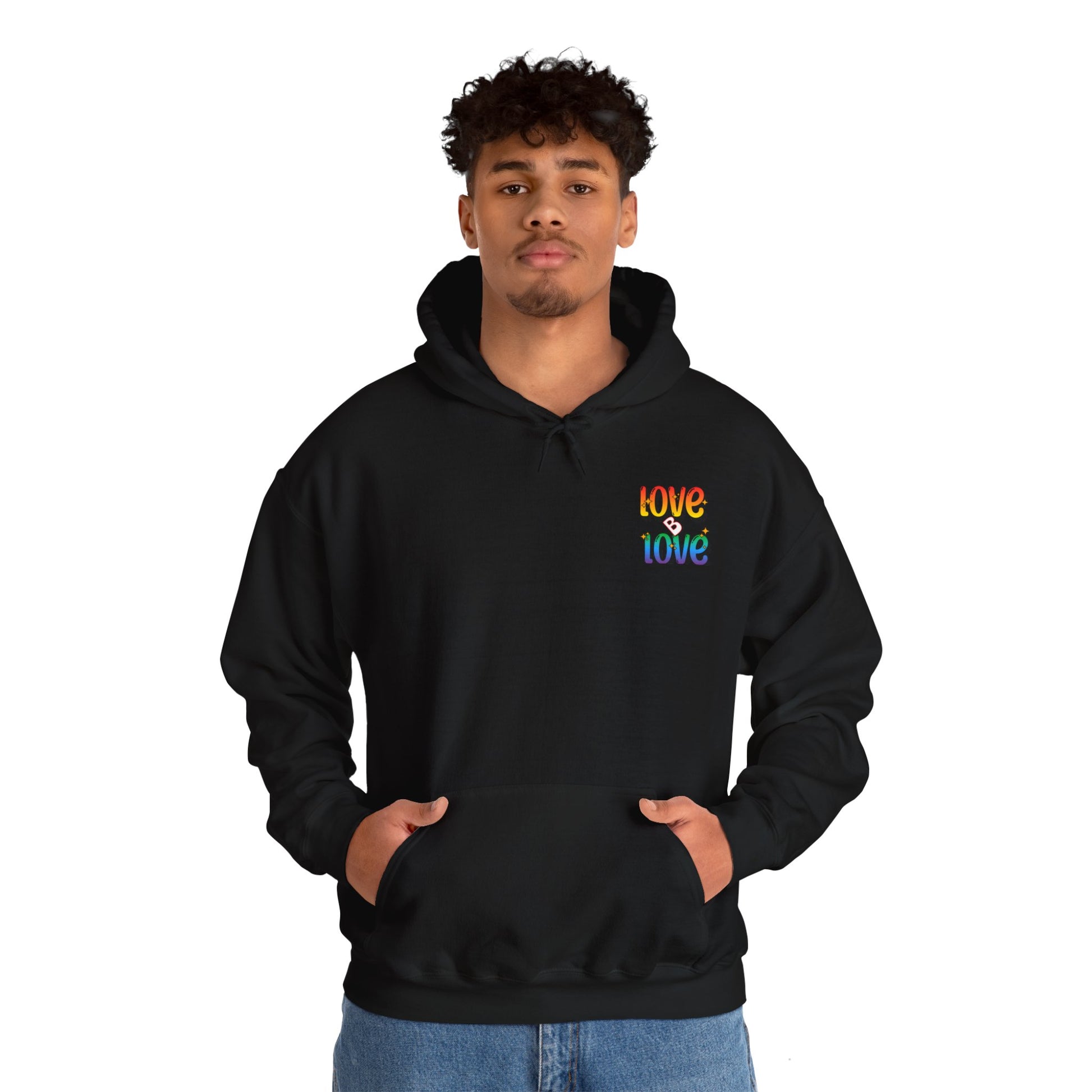 Love B Love  Vibrant colourful Unisex Heavy Hoodies sweatshirt - Zion Legend Fashions